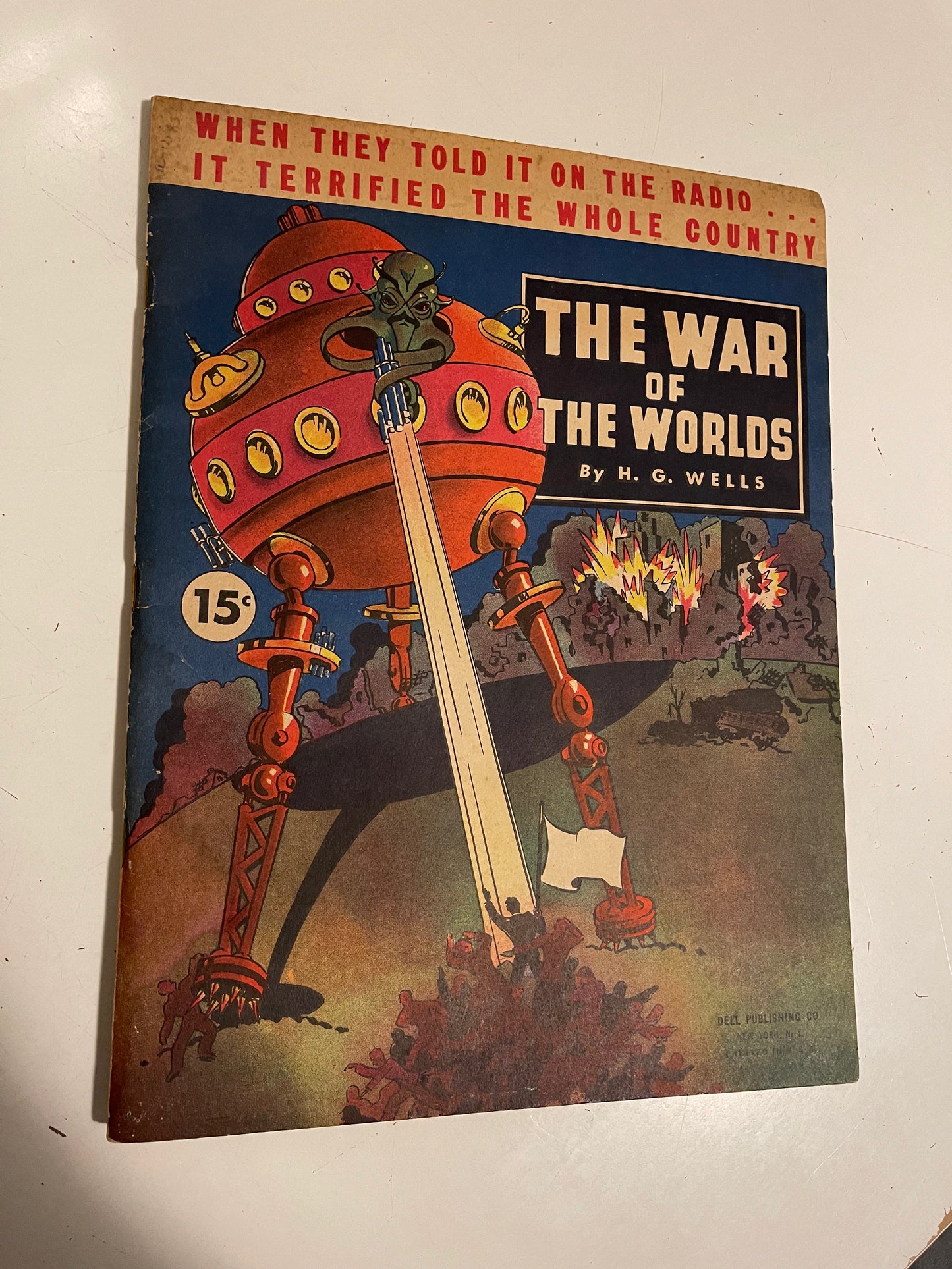 The War of the Worlds rare Illustrated digest 1938