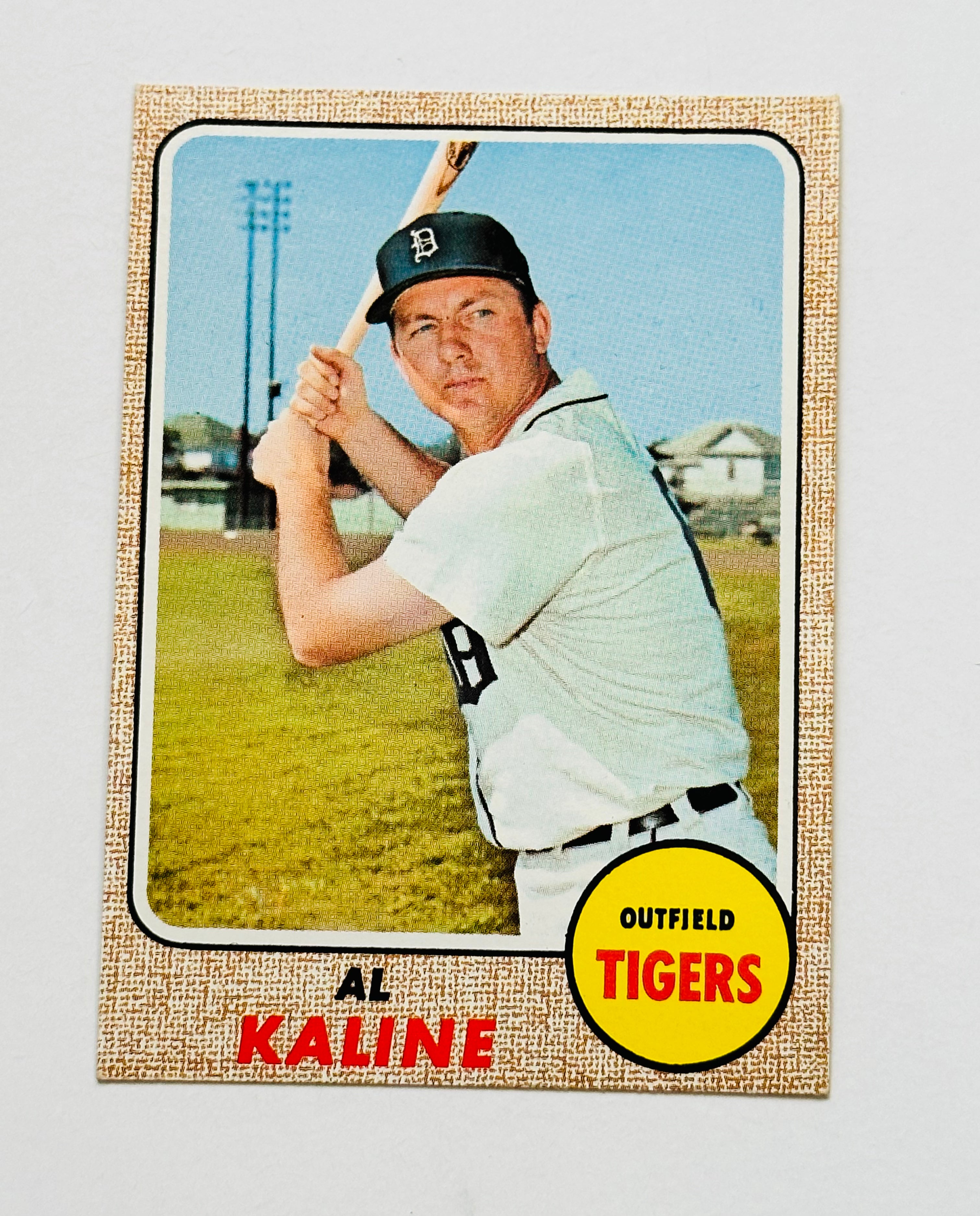 1968 Topps Al Kaline high grade condition baseball card