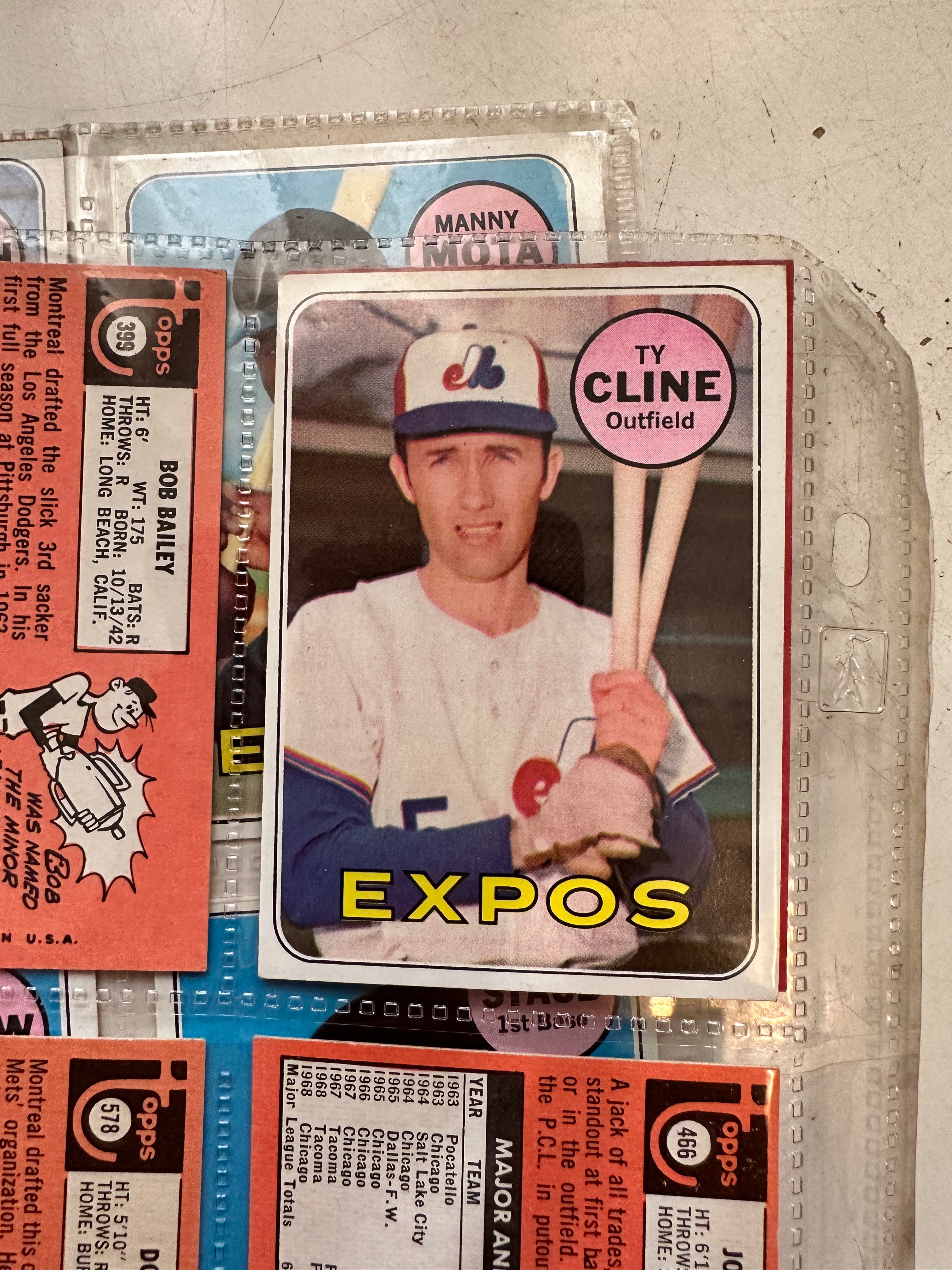 1969 Montreal Expos baseball first year 21 cards lots deal