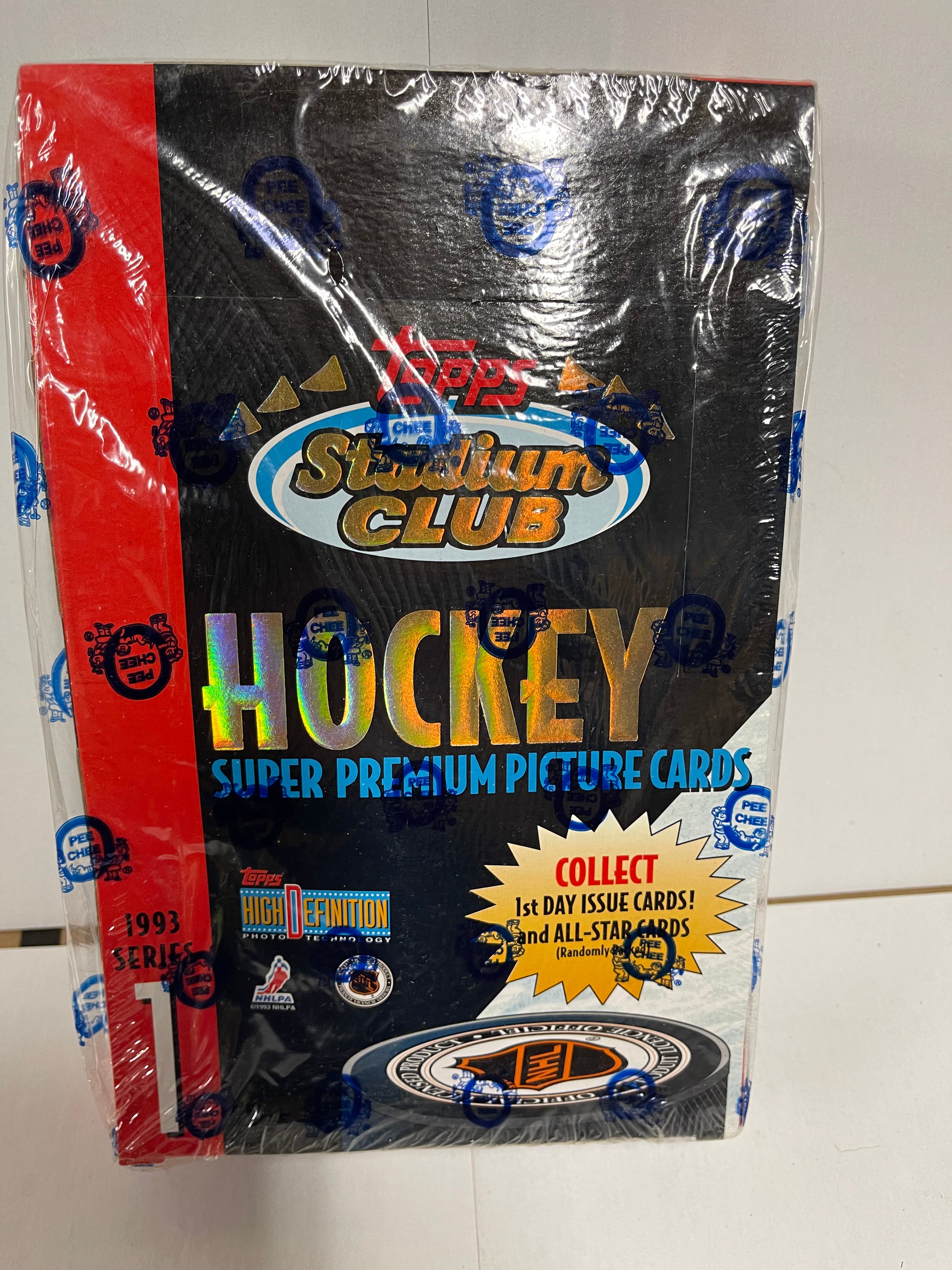 1993-94 O-pee-chee Stadium Club series 1 factory sealed hockey cards box