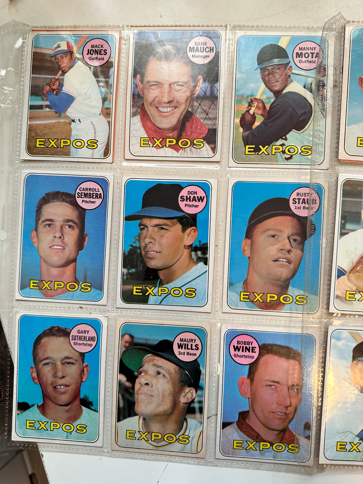 1969 Montreal Expos baseball first year 21 cards lots deal