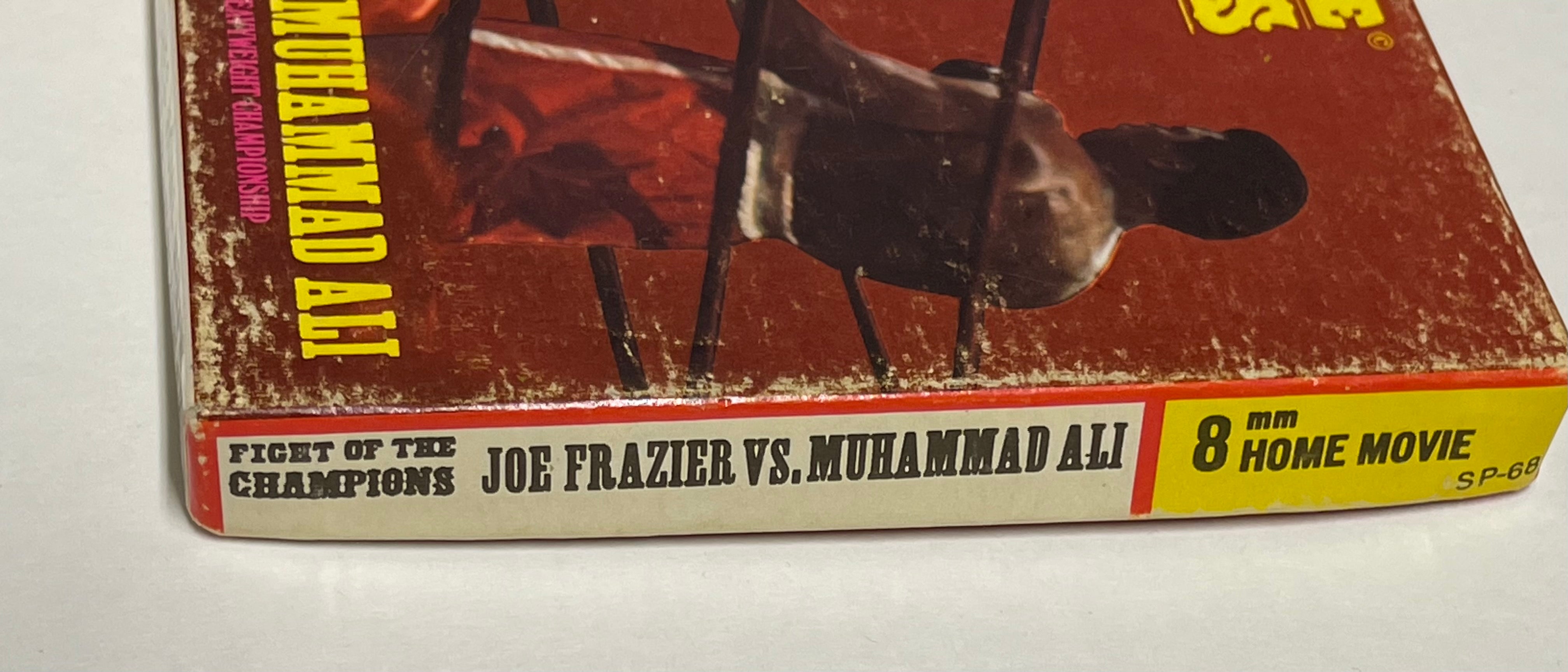Muhammad Ali vs Joe Frazier rare vintage super 8 film boxing match 1970s