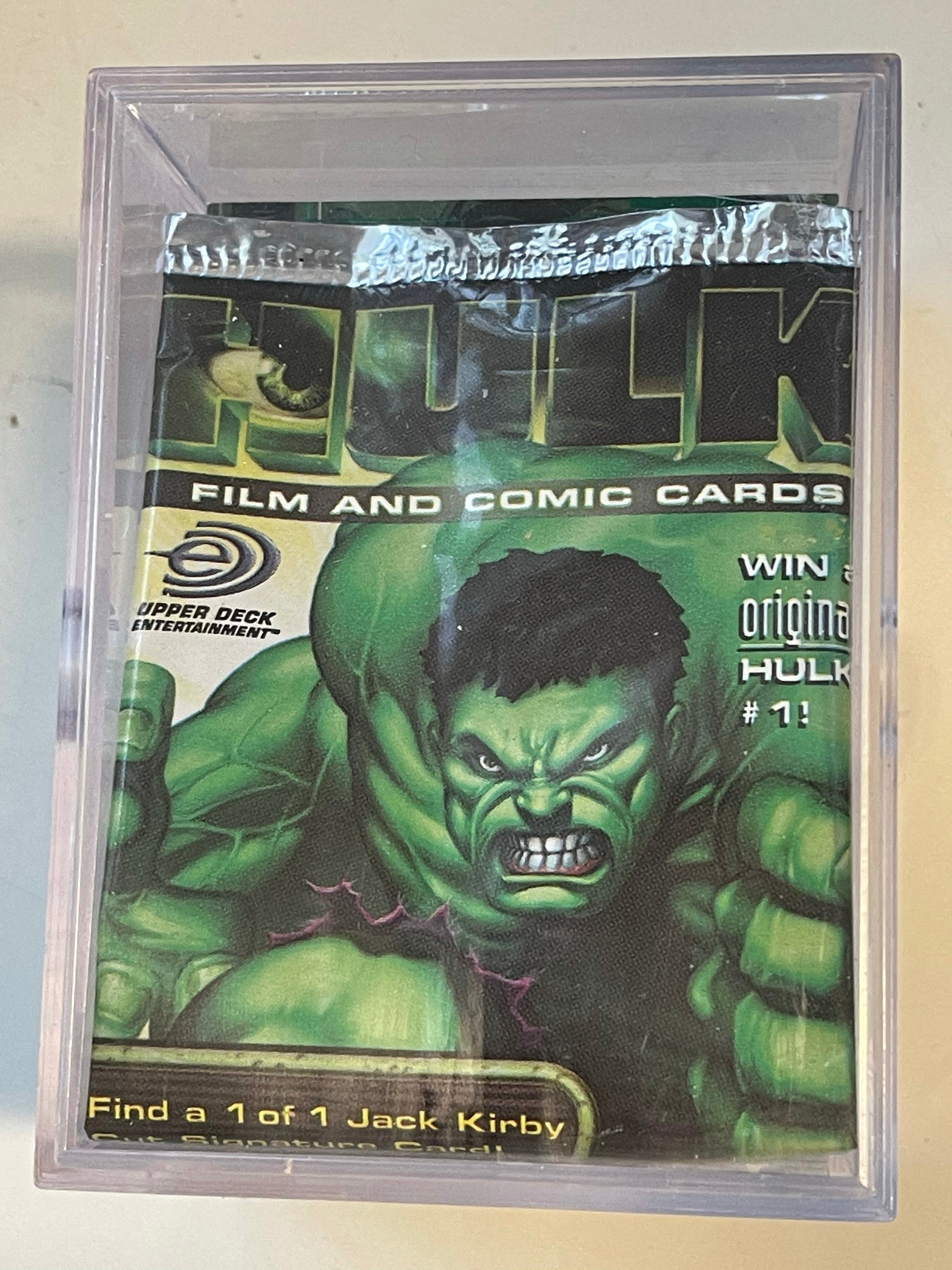 Hulk Upper Deck movie cards set 2003