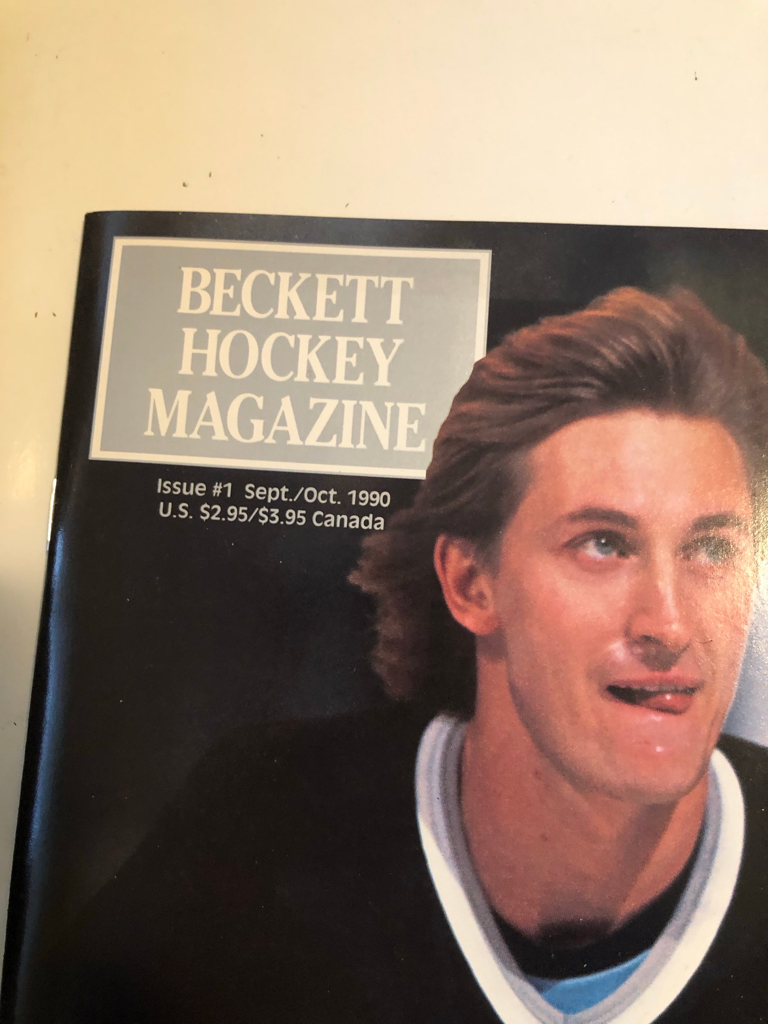 Hockey Beckett #1 first issue price guide magazine 1990