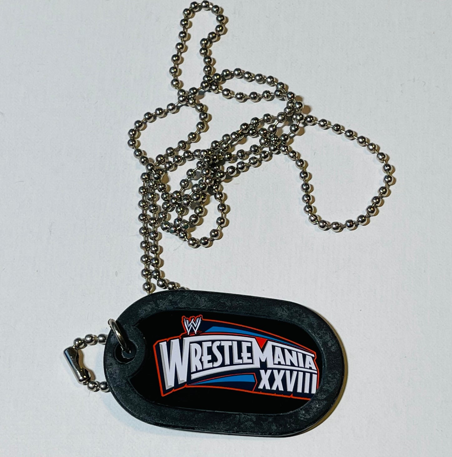 Wrestlemania XXVIII rare event dog tag