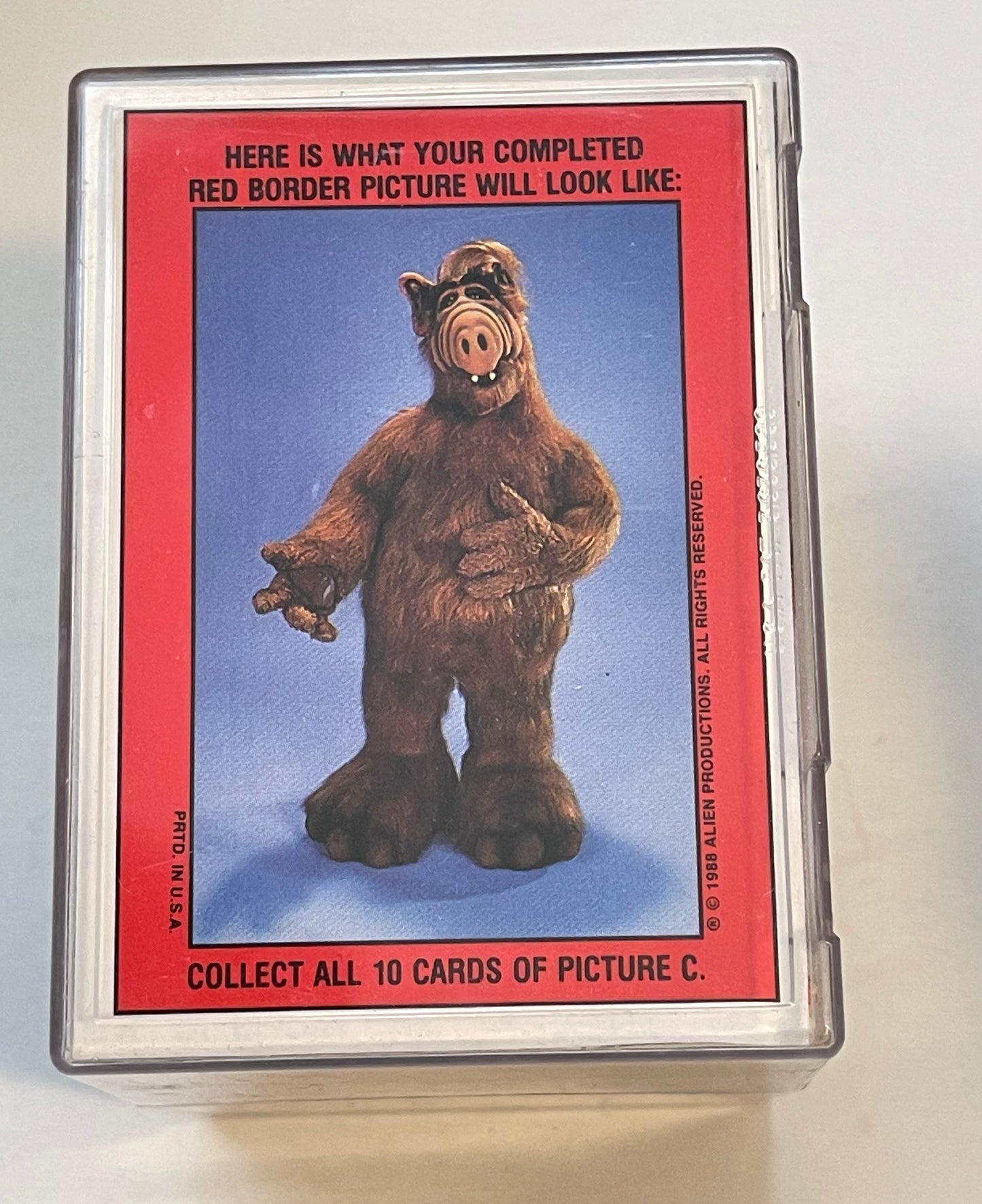 Alf series 1 and 2 Topps cards and stickers set with two different wrappers