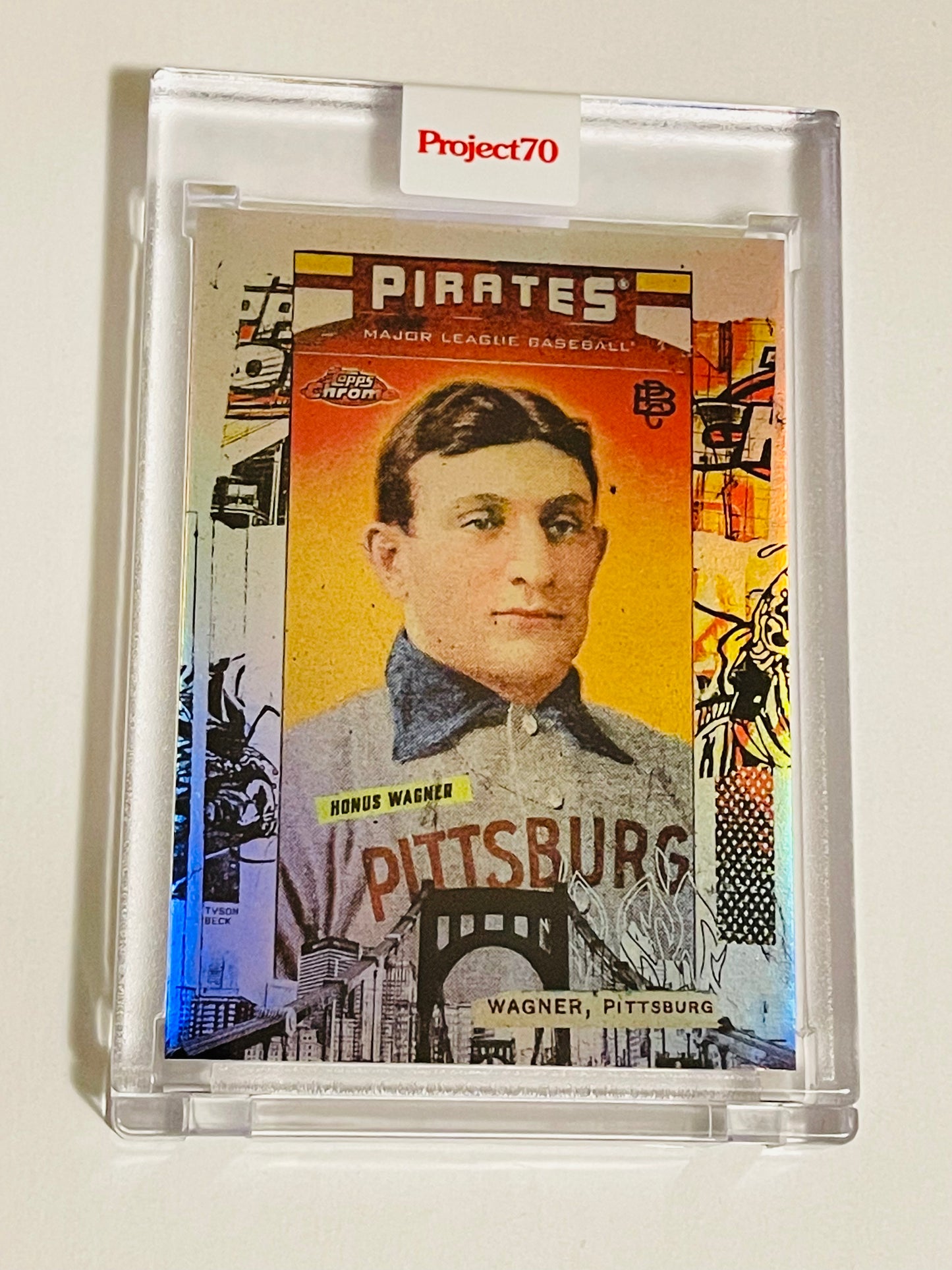 Honus Wagner Topps Rainbow Foil numbered Tyson Beck baseball card