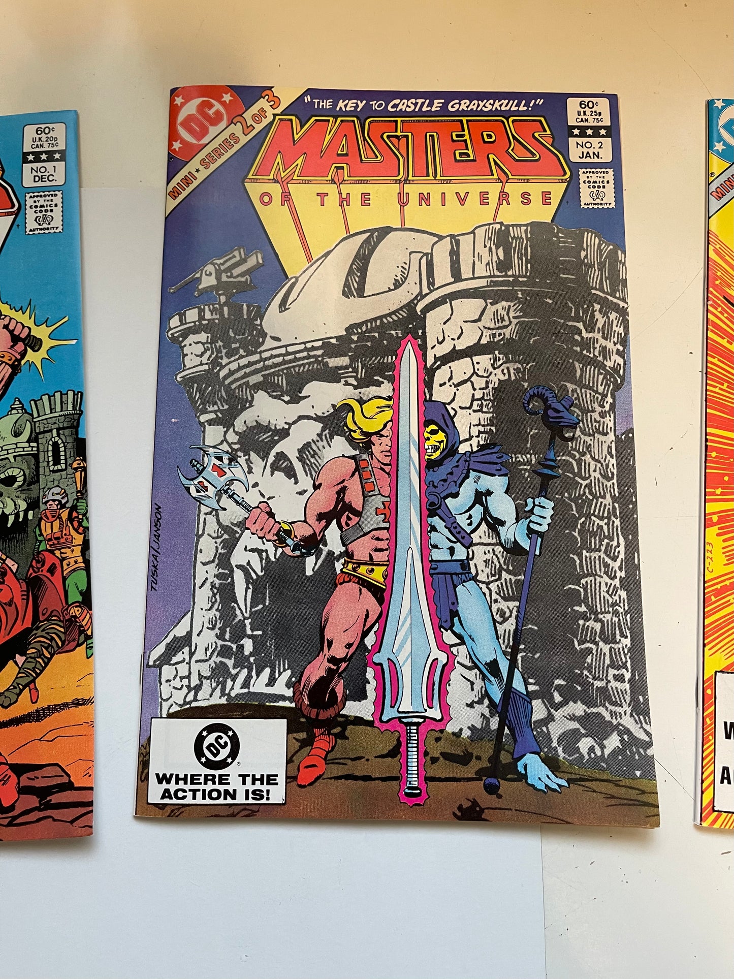 Masters of the Universe 3 comics mini series 1982