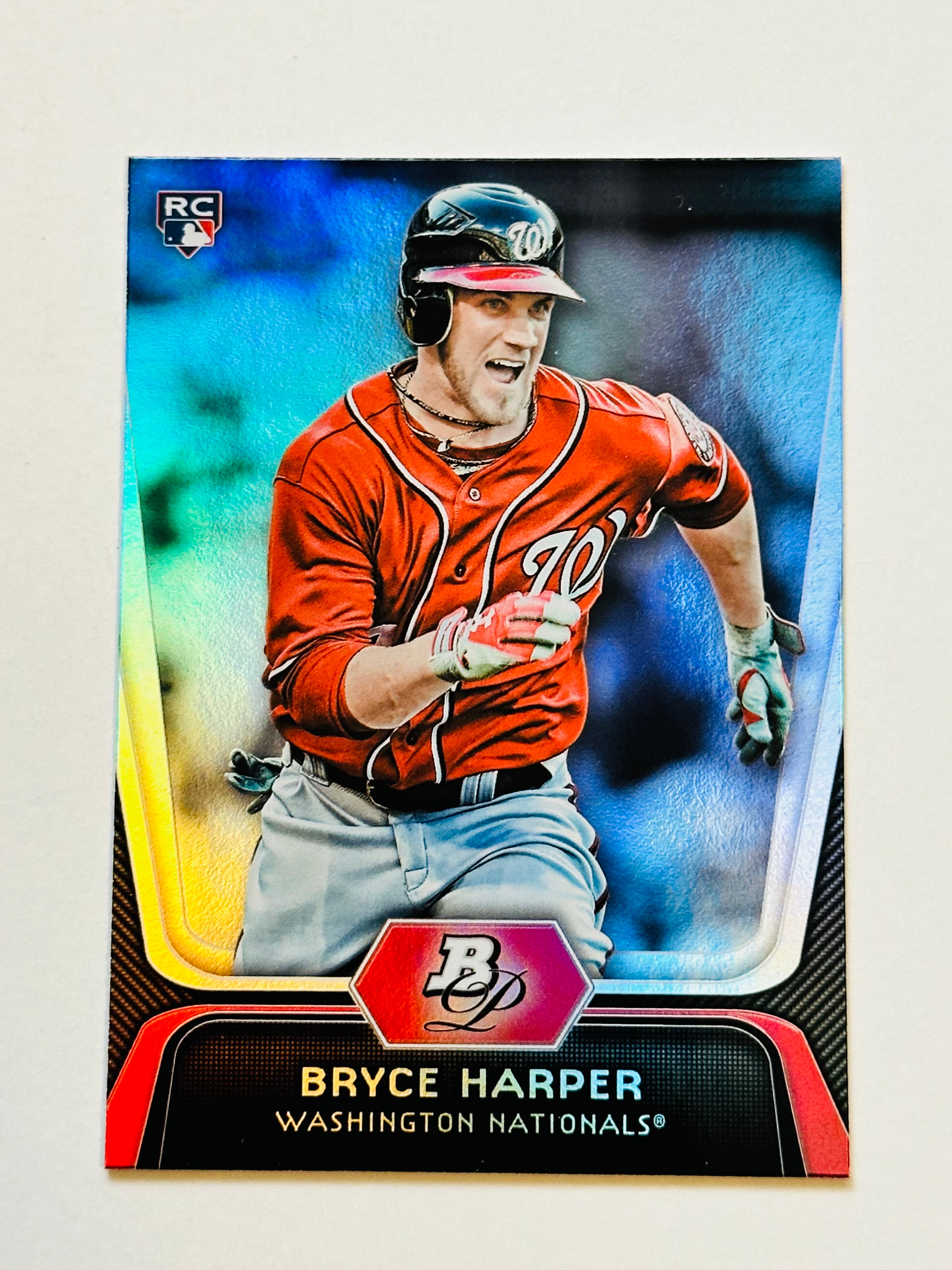 Bryce Harper baseball foil rookie card 2012
