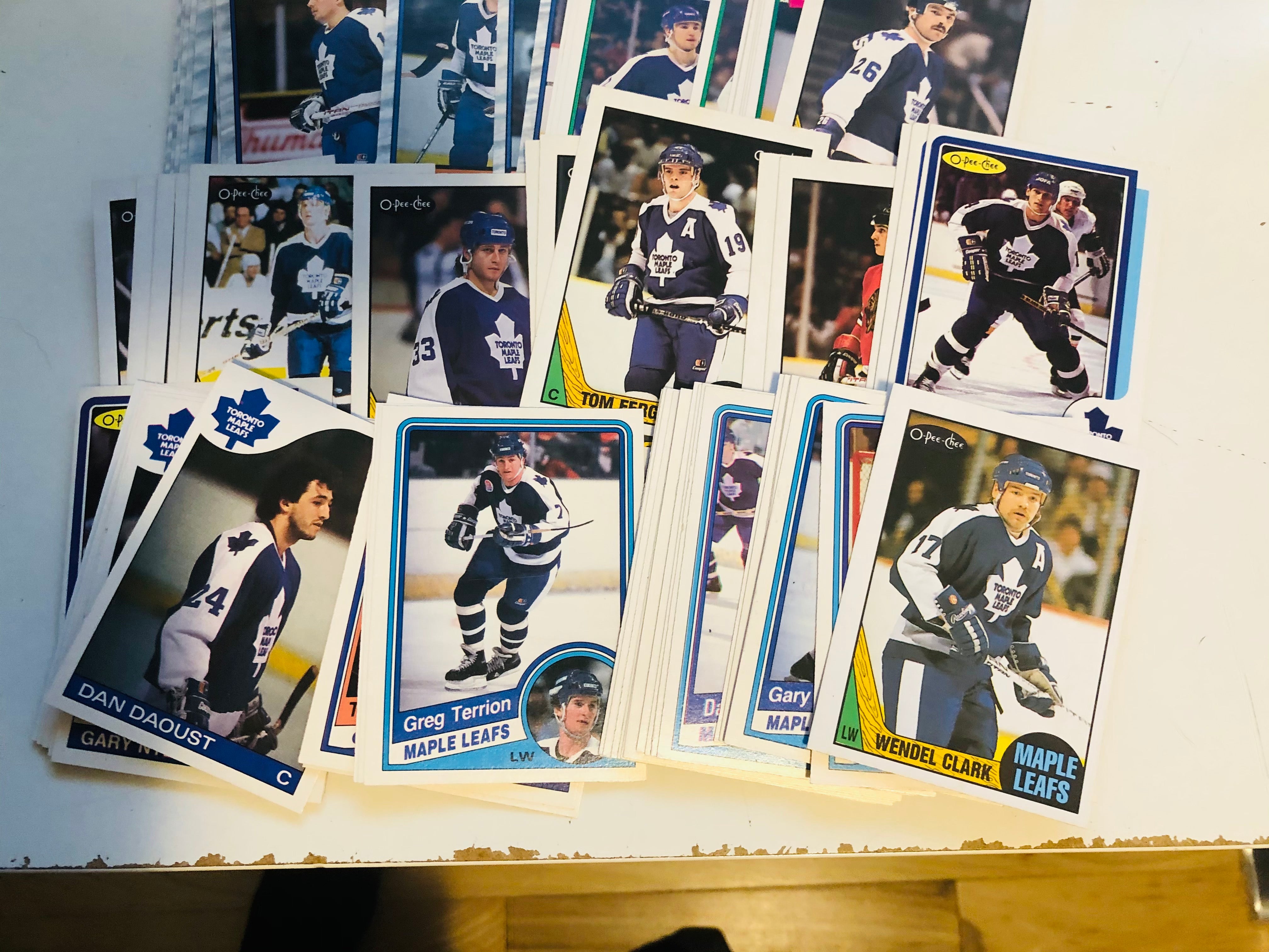 Toronto Maple 100 cards lots deal 1980s and 1990s