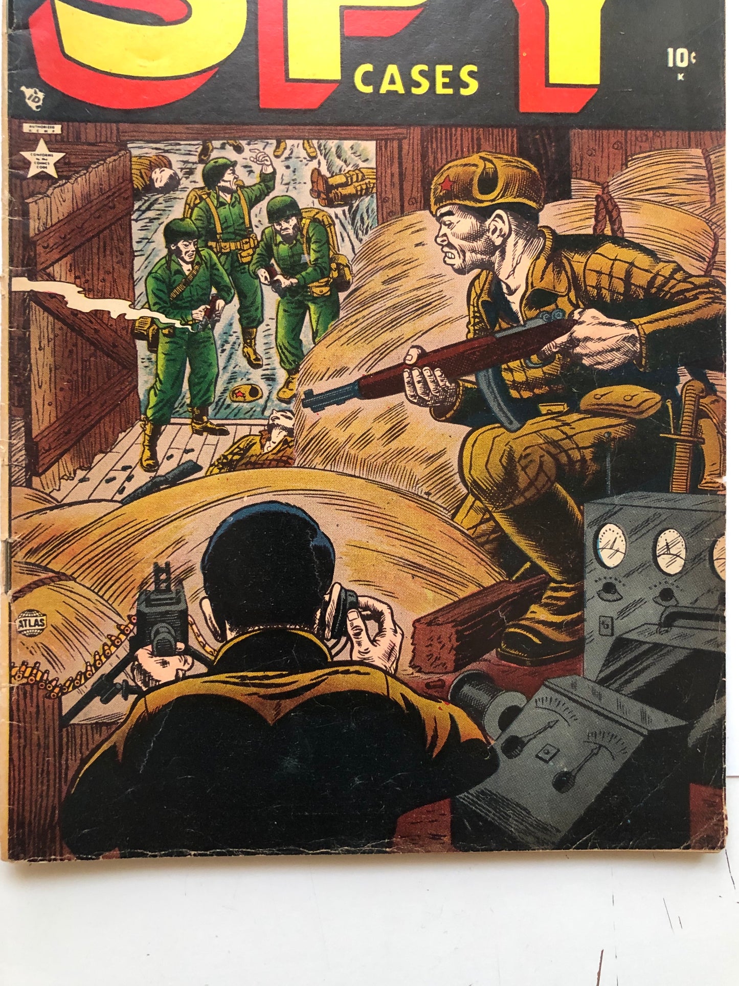 Spy Cases vintage War comic book 1952