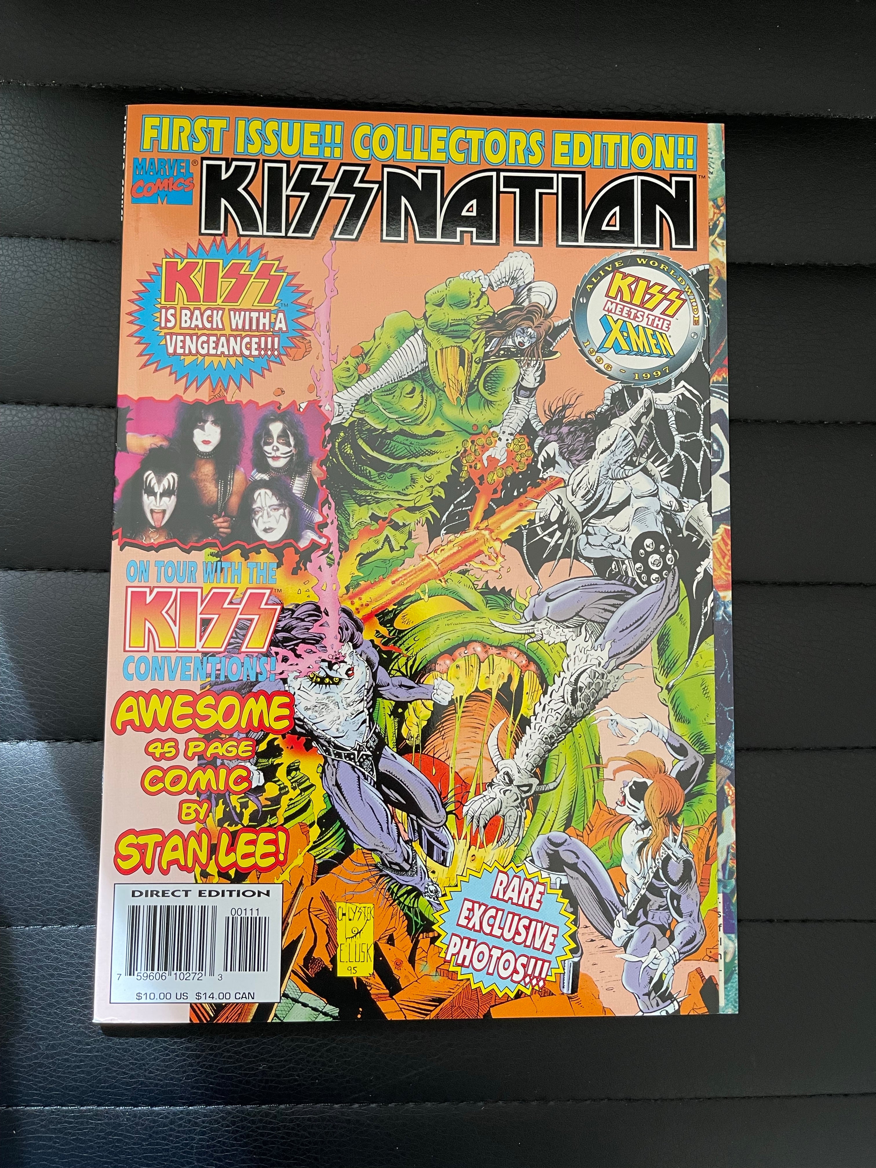 Kissnation rare high grade special issued comic book.