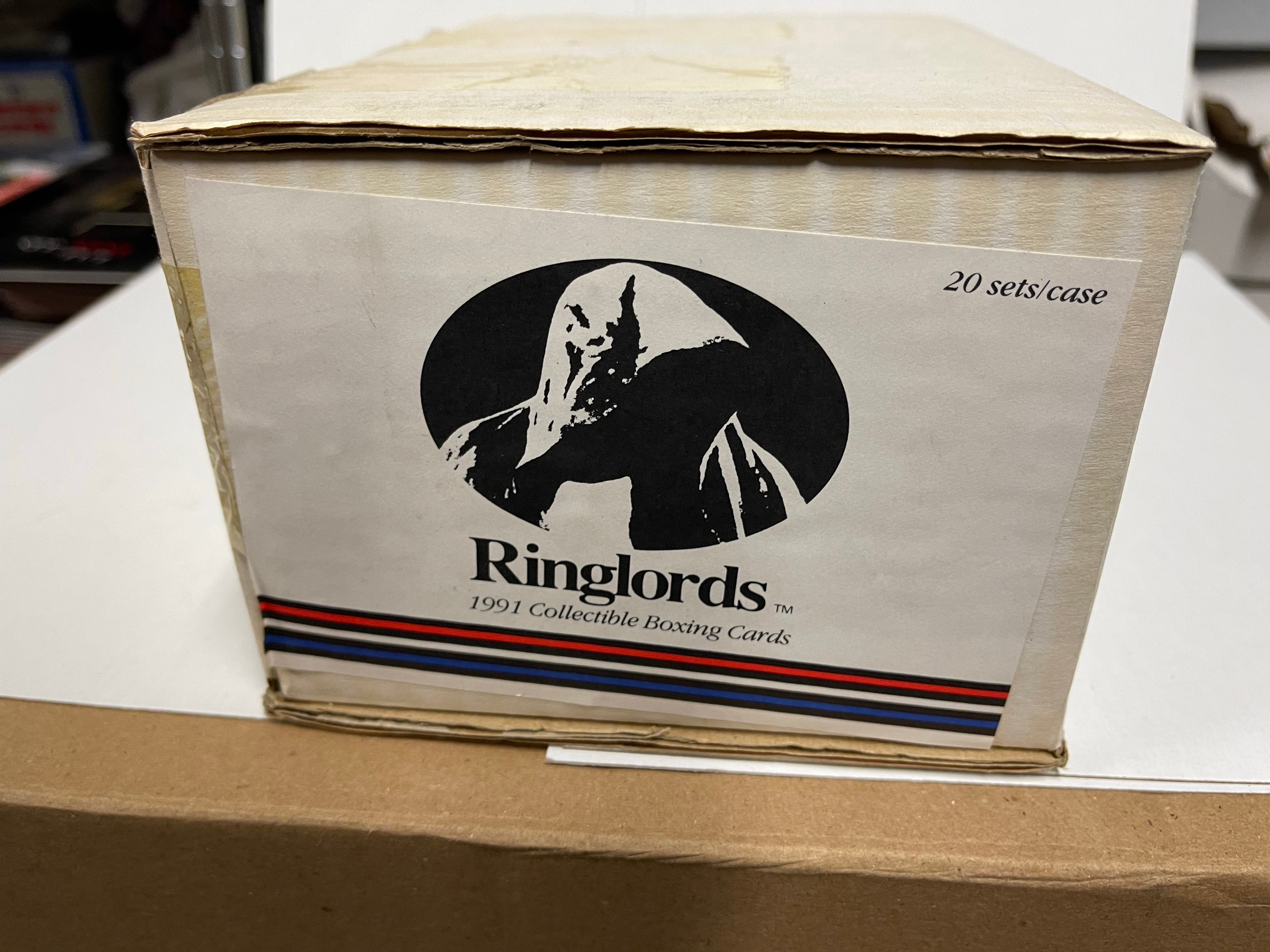 Ringlords Boxing factory sealed 20 sets case 1991