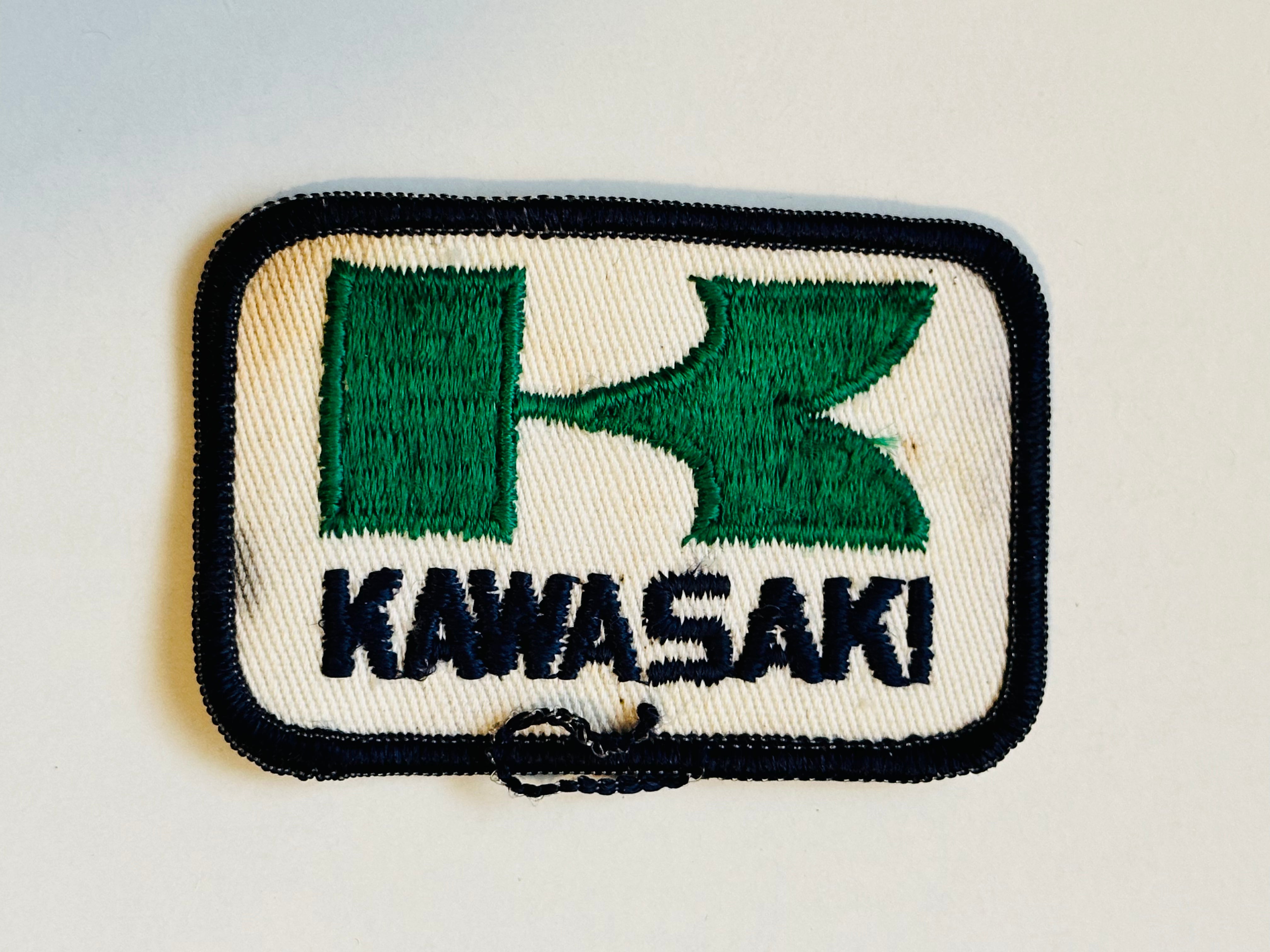 Kawasaki Motorcycle rare original patch 1980