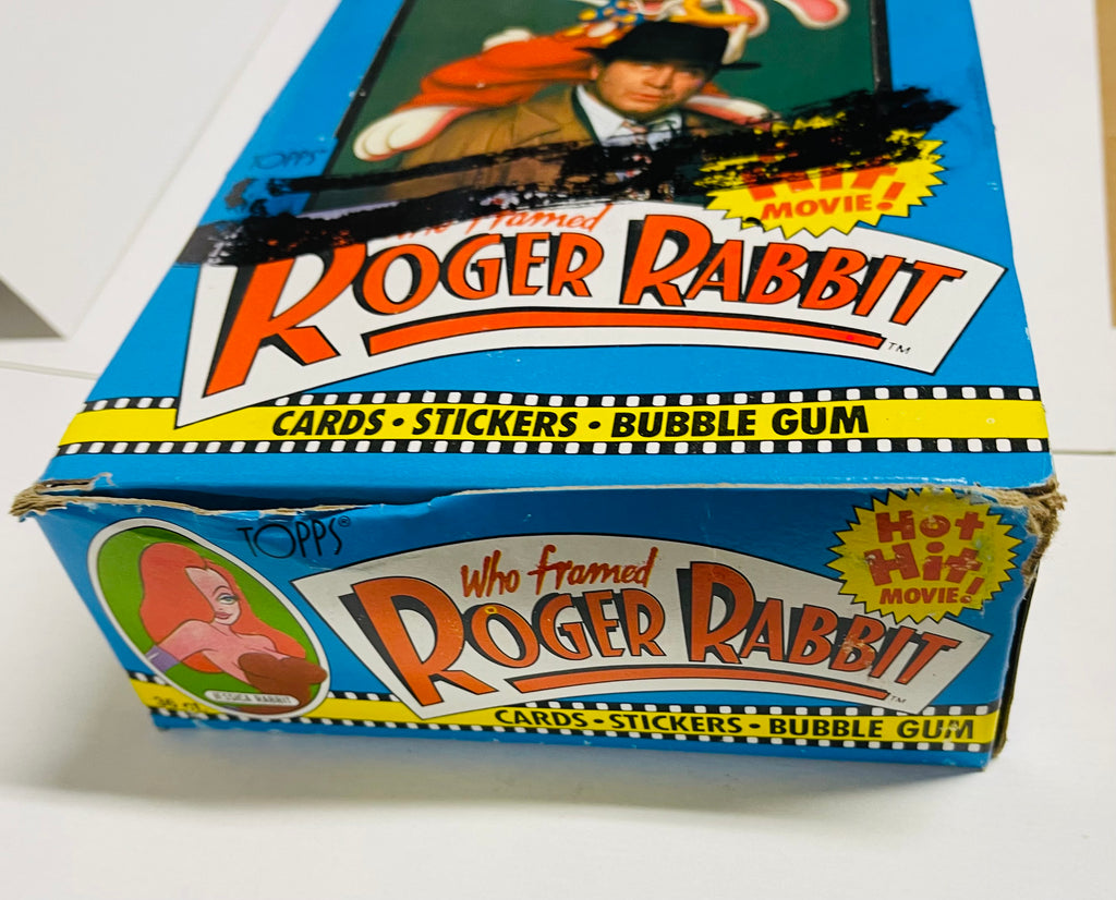 Roger Rabbit movie cards full 36 packs box 1988 – Fastball Collectibles