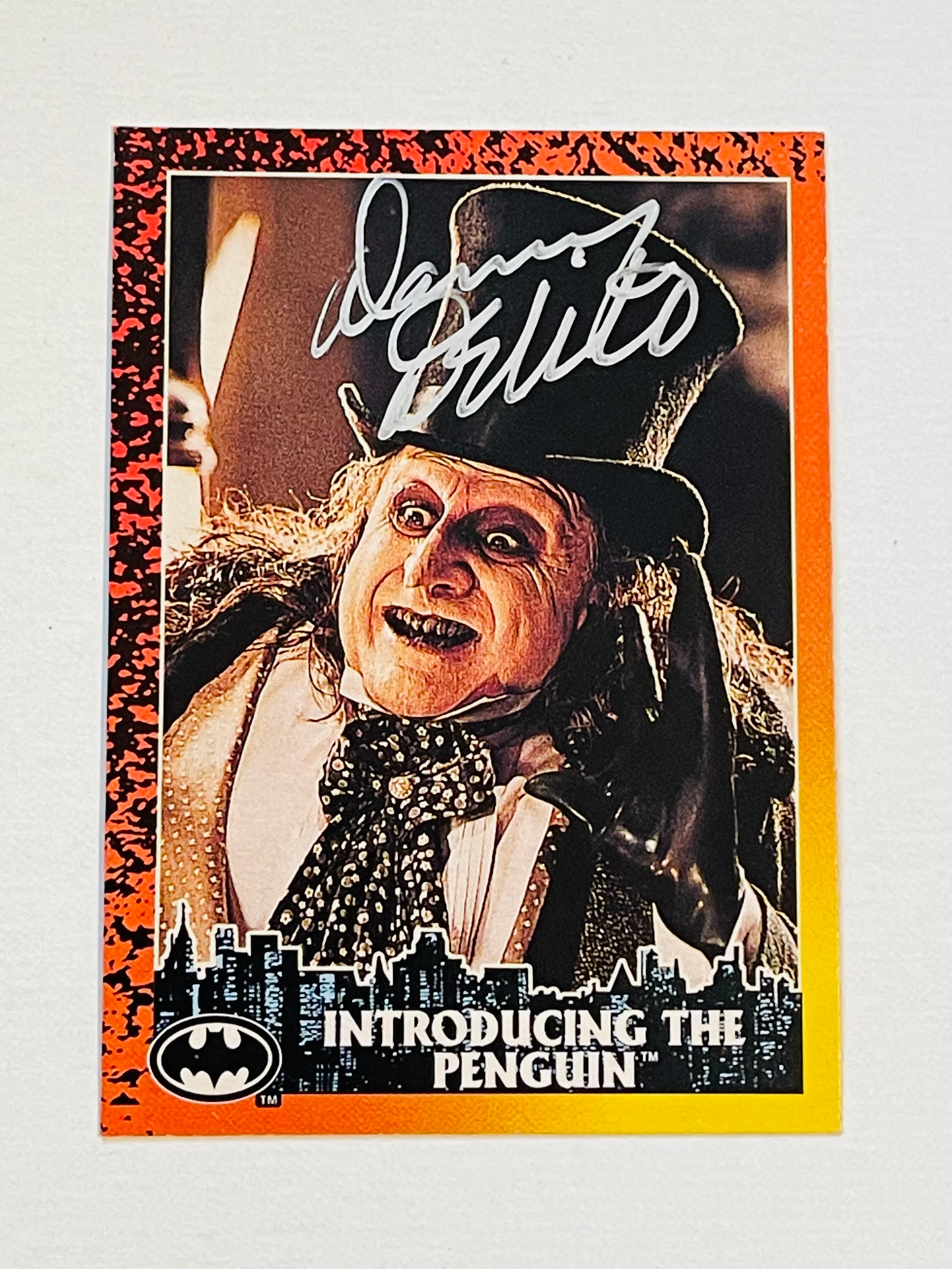 Batman Penguin Danny DeVito rare autograph card with COA