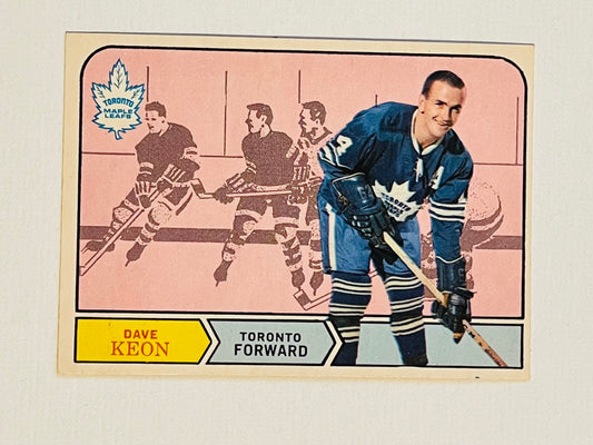 1968-69 Opc Dave Keon hockey card