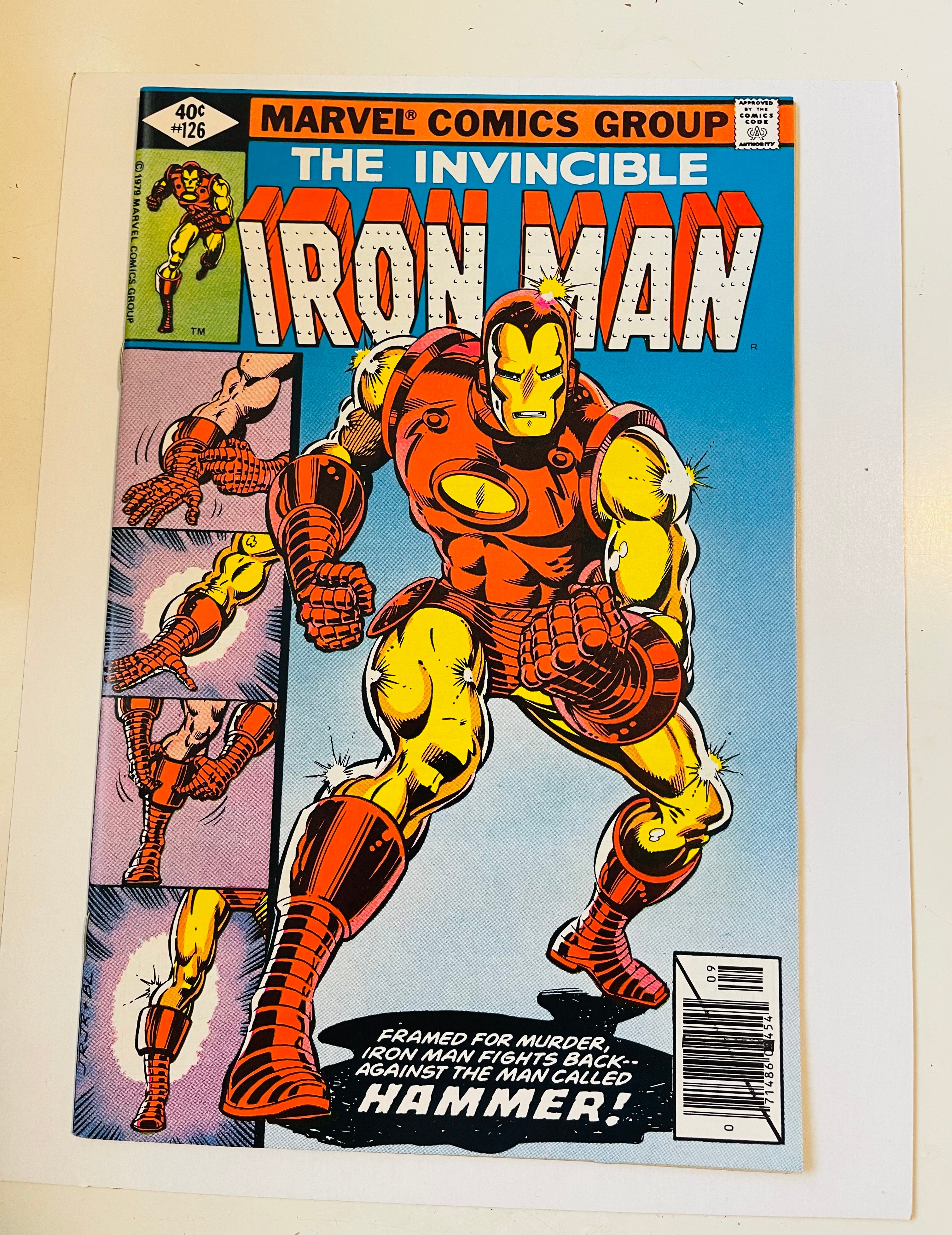 Iron Man #126 Vf high grade comic book