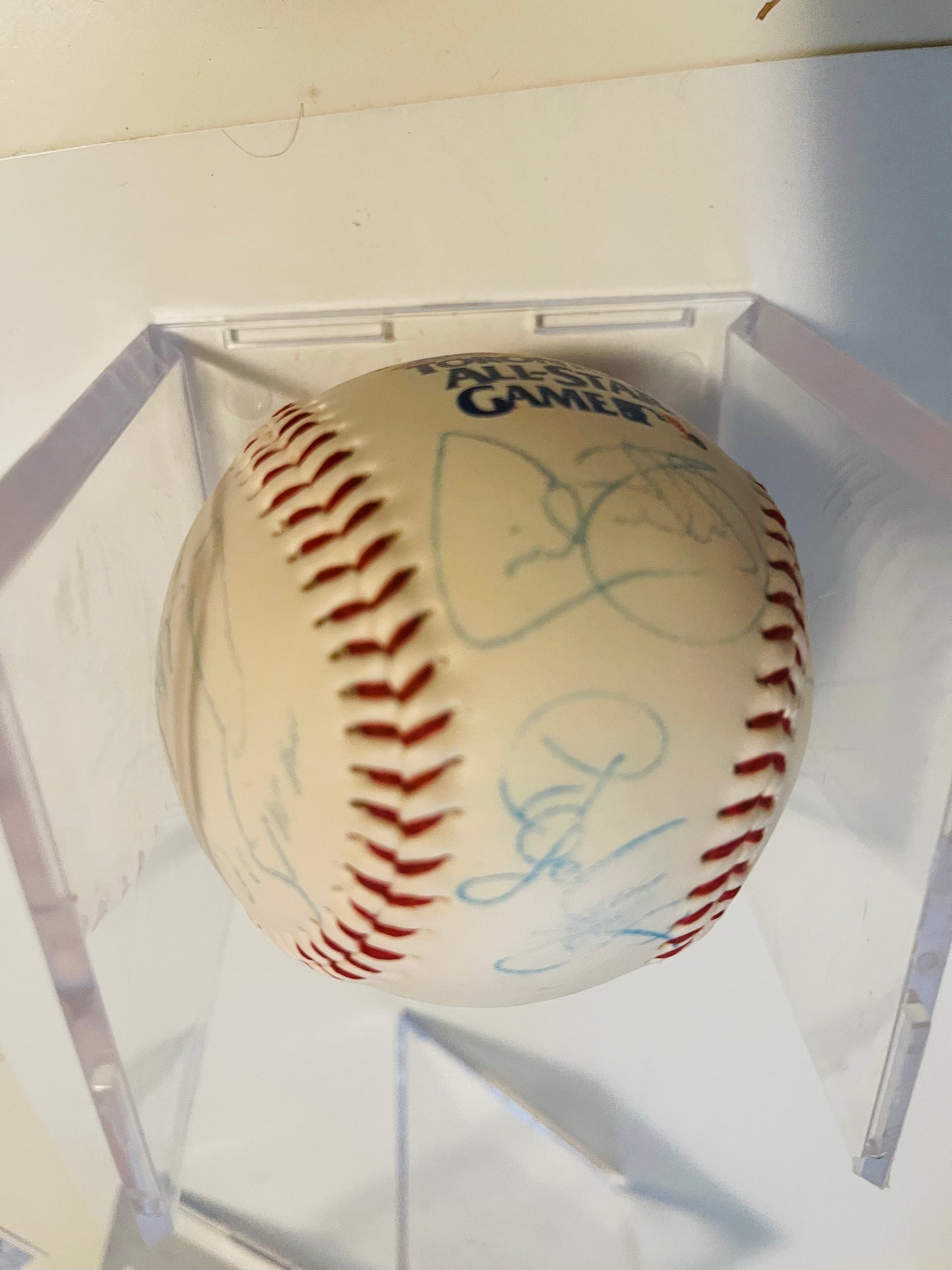 1991 All-Star Baseball game multiple autographs rare ball with COA