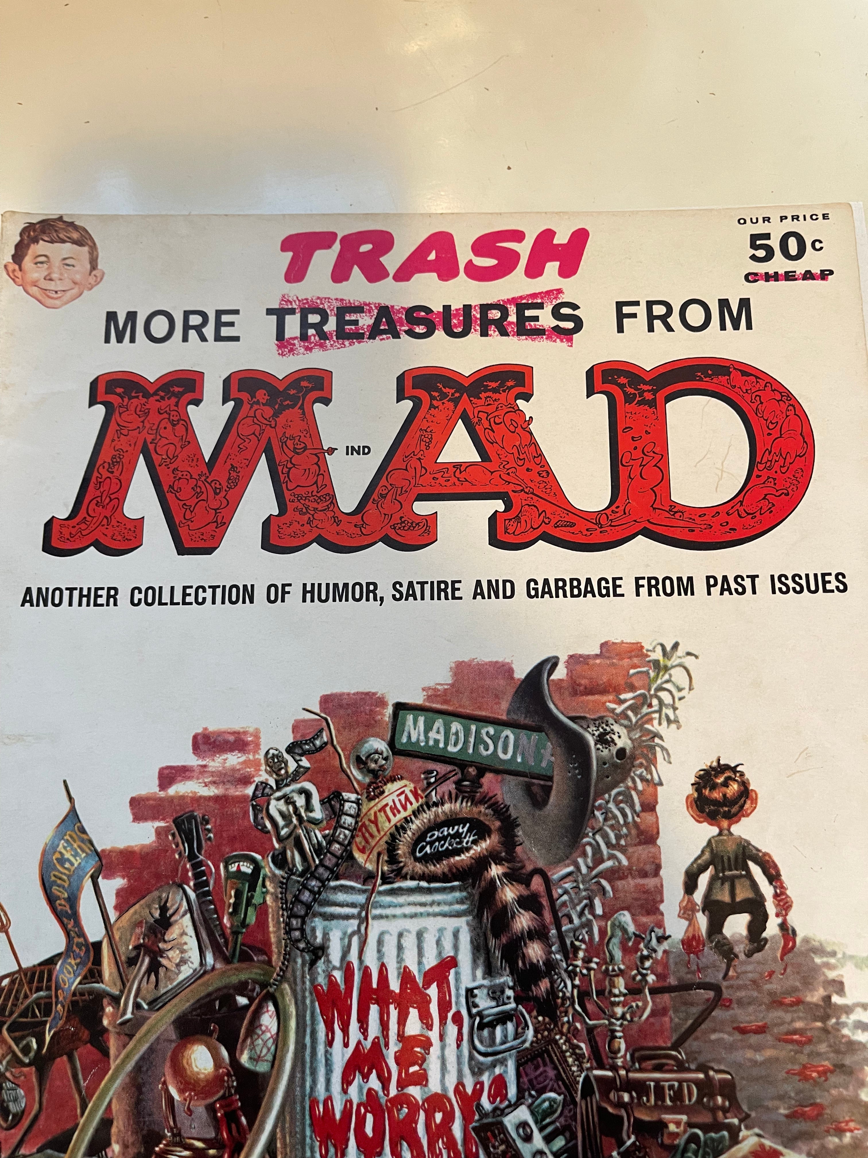Mad Magazine rare first Annual issue with comic insert book inside 1958