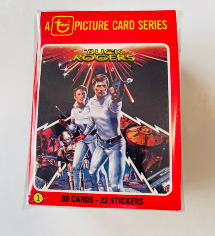 Buck Rogers TV show cards and stickers set 1979