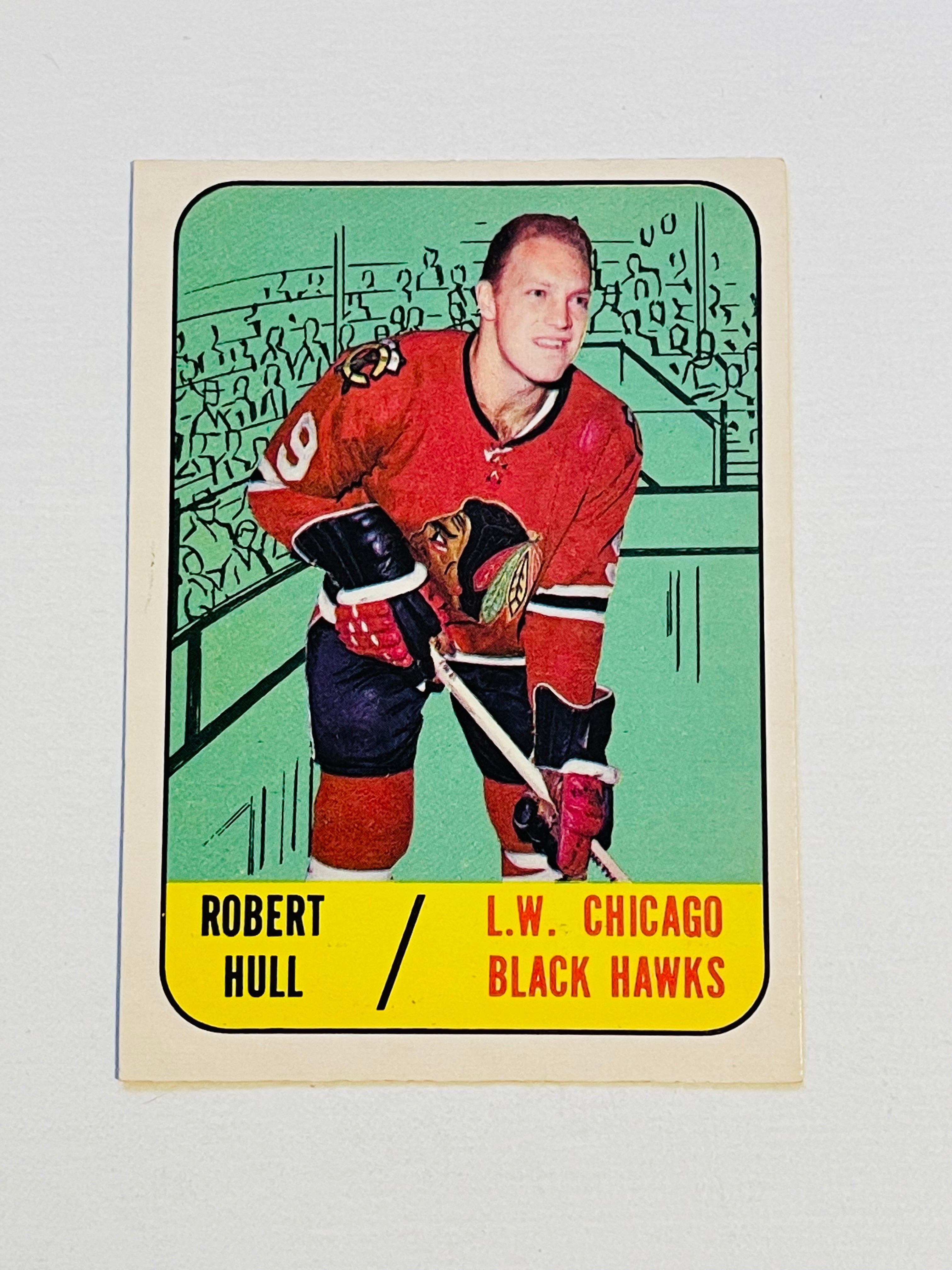 Bobby Hull Opc high grade condition hockey card 1967