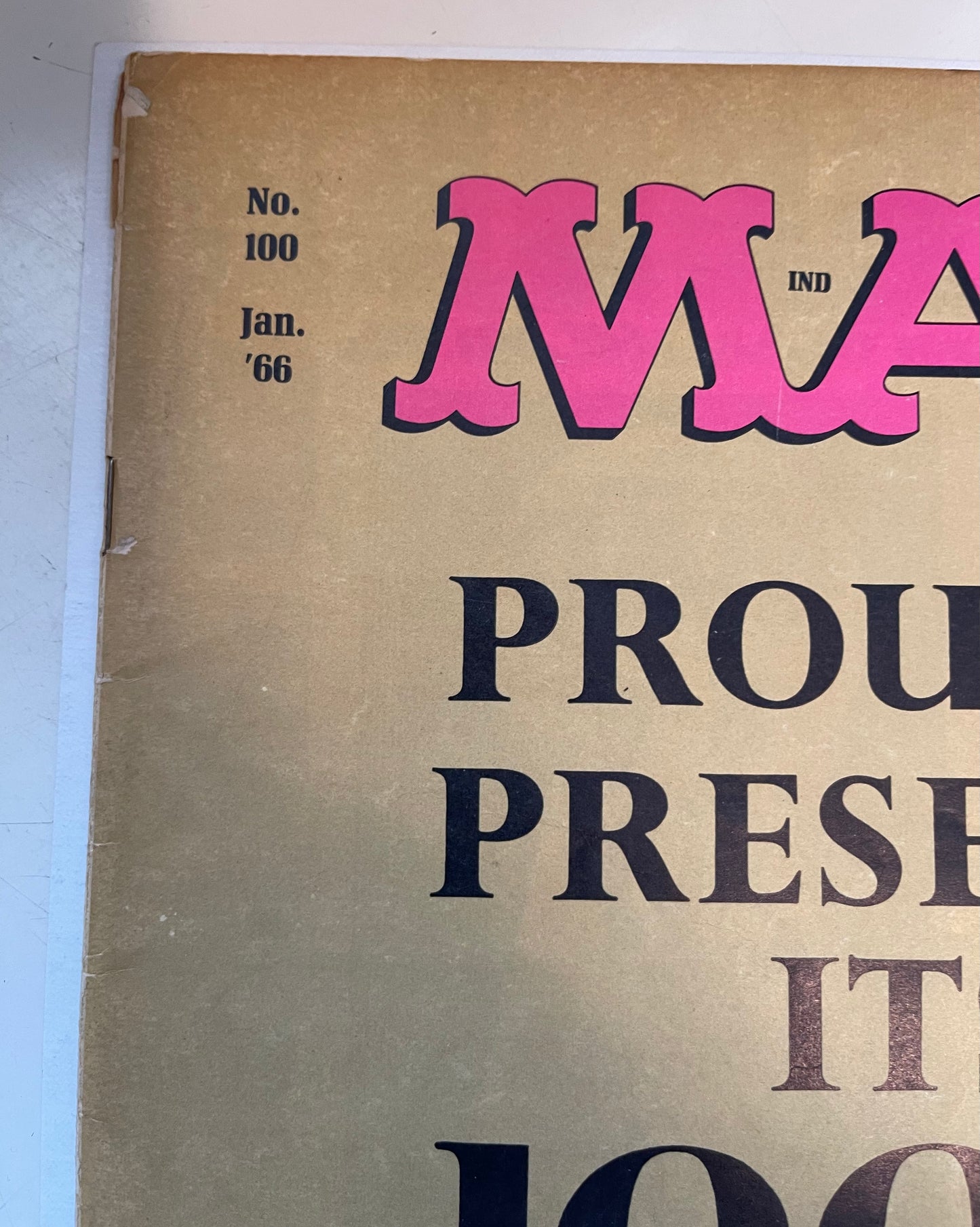 Mad Magazine #100 vintage magazine 1966