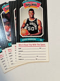 David Robinson rookie and team police cards set 1989