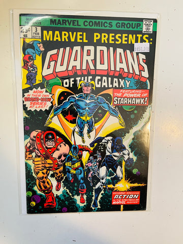 Guardians of the galaxy Marvel Presents #3 Vf comic book