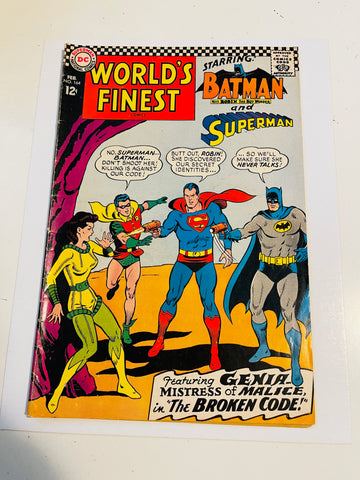 World’s Finest #164 vg condition comic book 1967