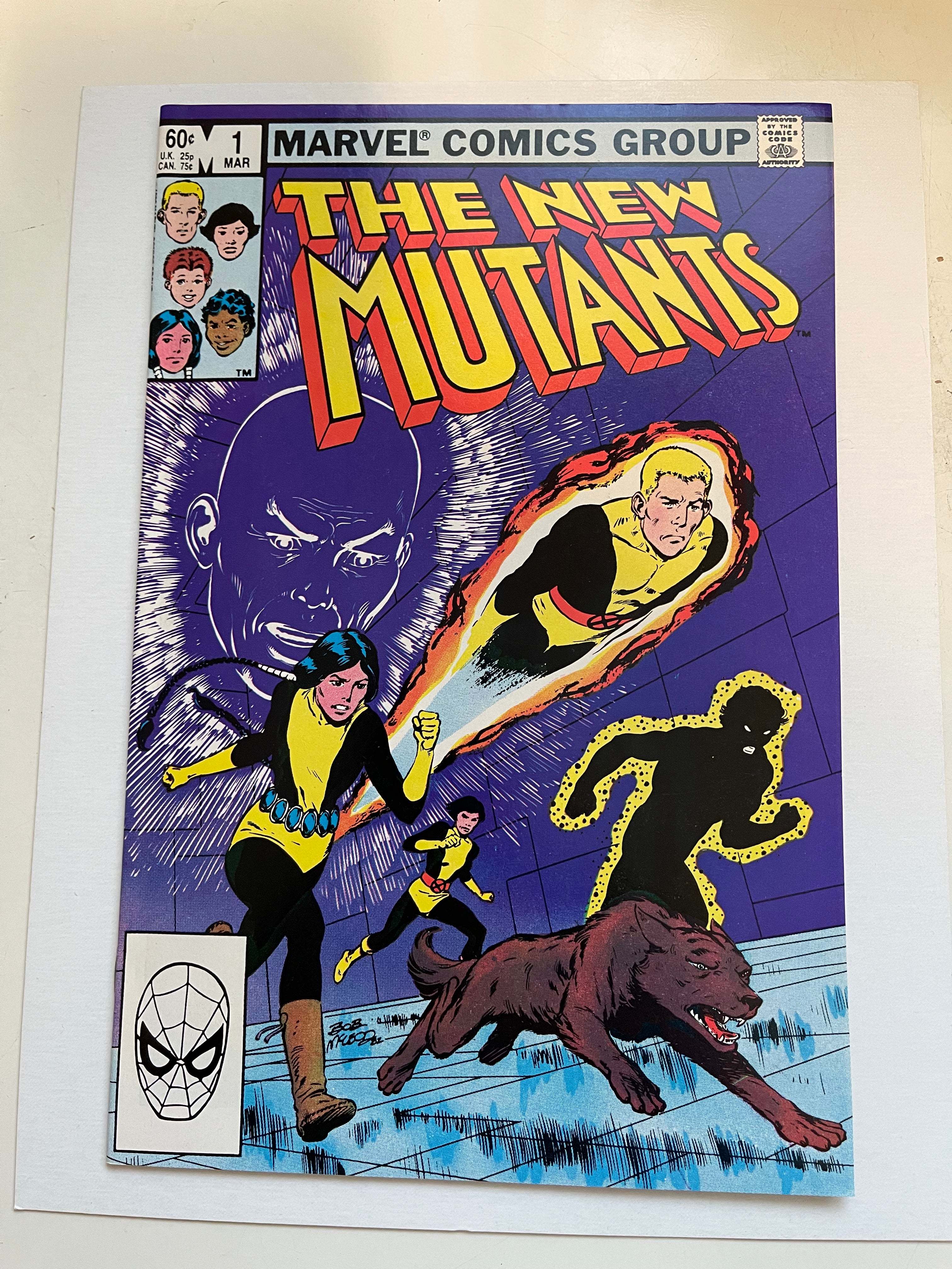 New Mutants #1 high grade condition comic book 1983