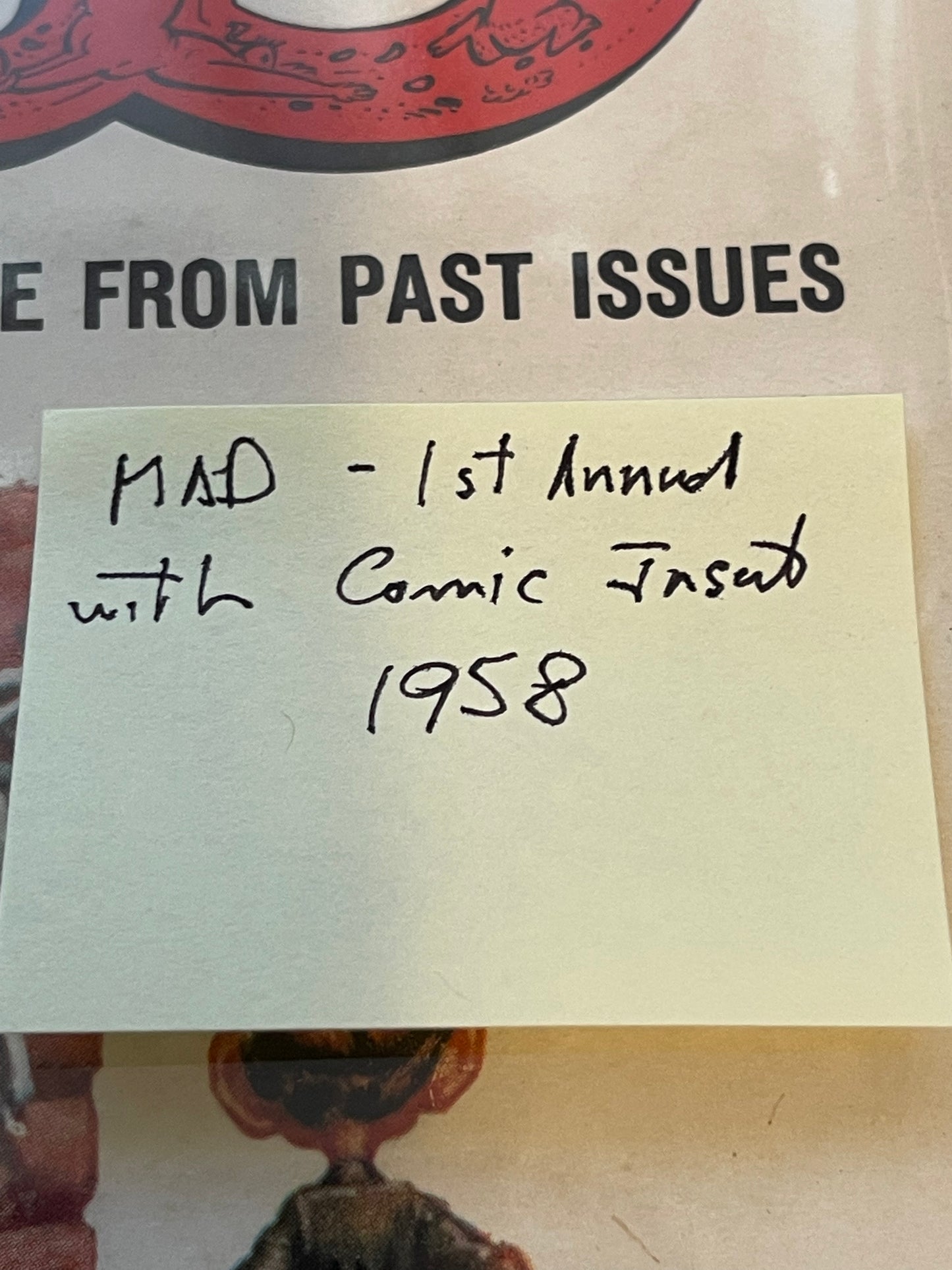 Mad Magazine rare first Annual issue with comic insert book inside 1958