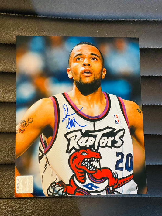 Toronto Raptors NBA Damon Stoudamire signed 8x10 w/ COA