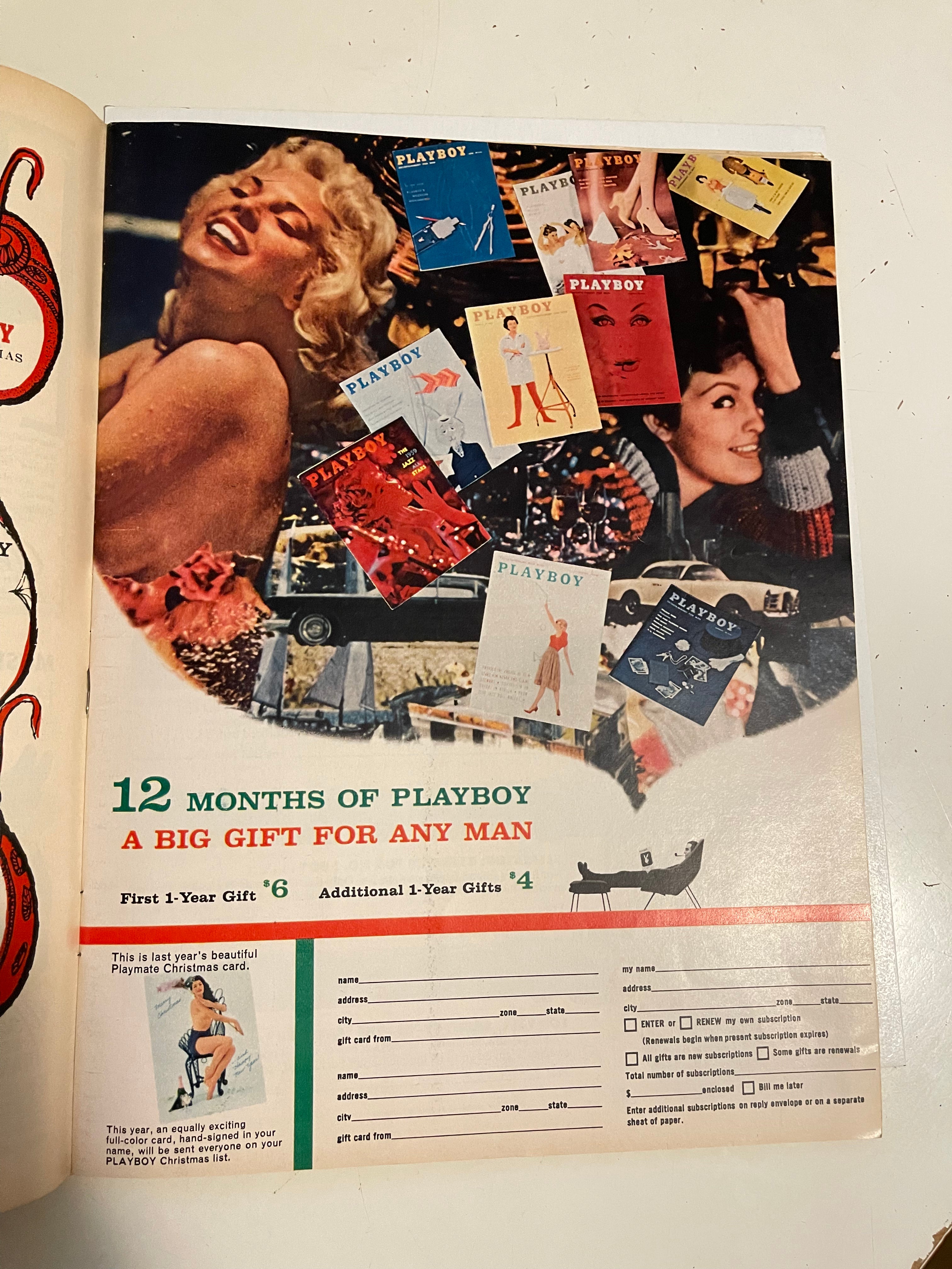 Playboy vintage magazine 1959