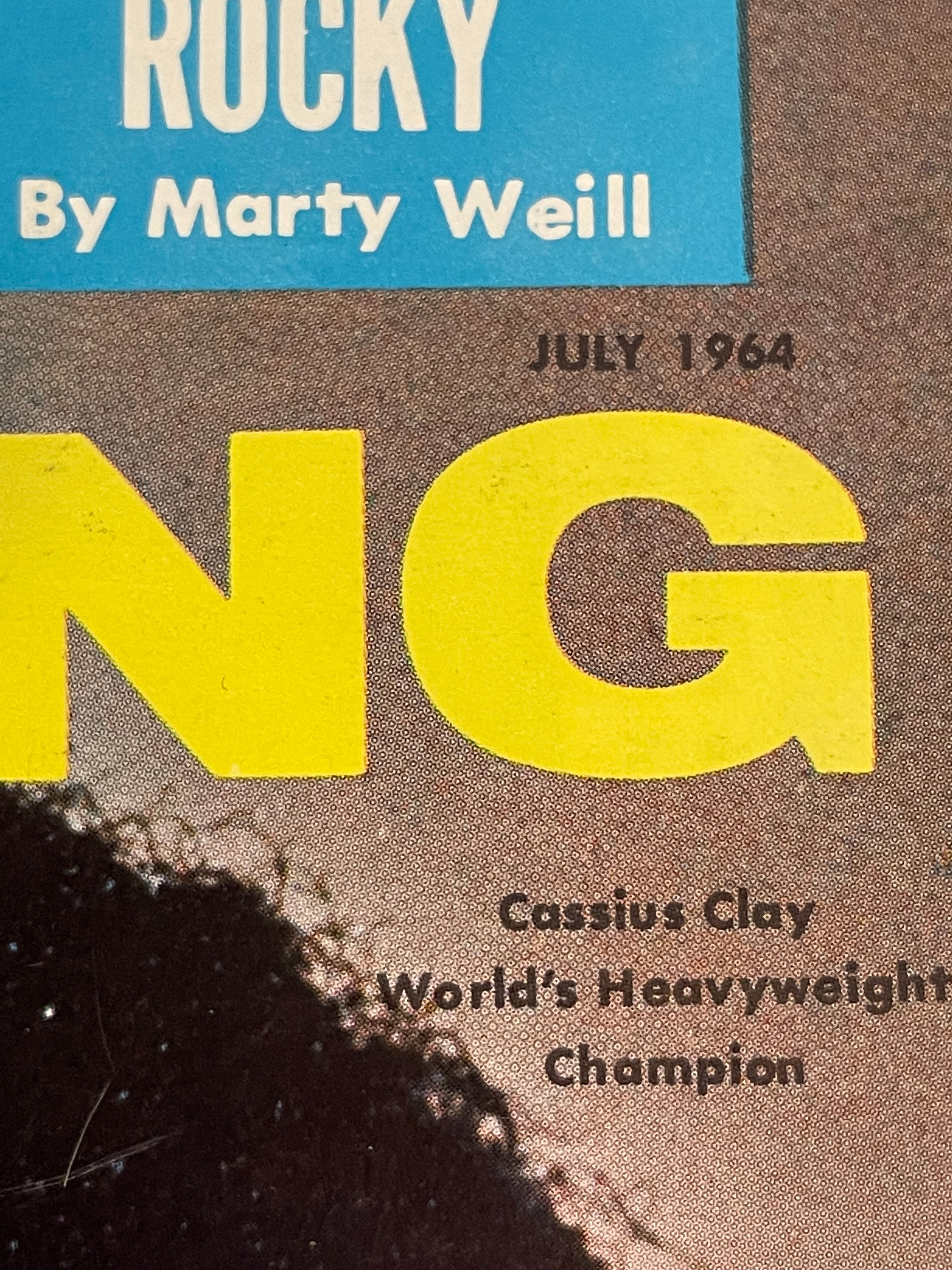 Muhammad Ali boxing and wrestling rare magazine 1964