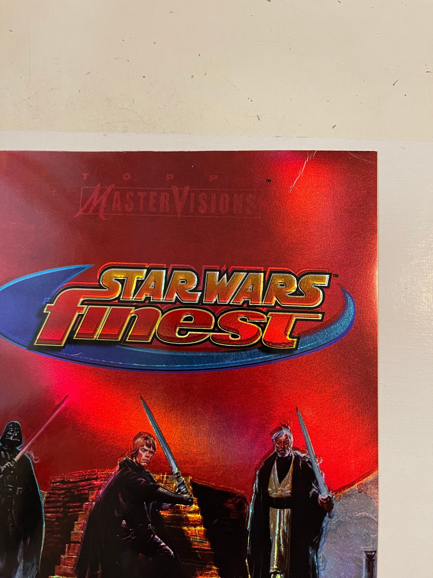 Star Wars Topps Finest large foil case insert card 1996