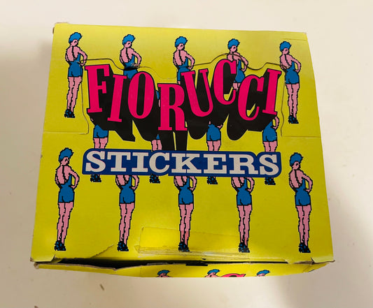 Fiorucci stickers Panini 49 packs rare box 1984