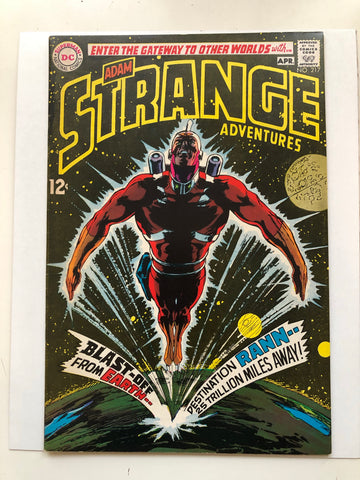 Strange Adventure Adam Strange Origin comic book 1969