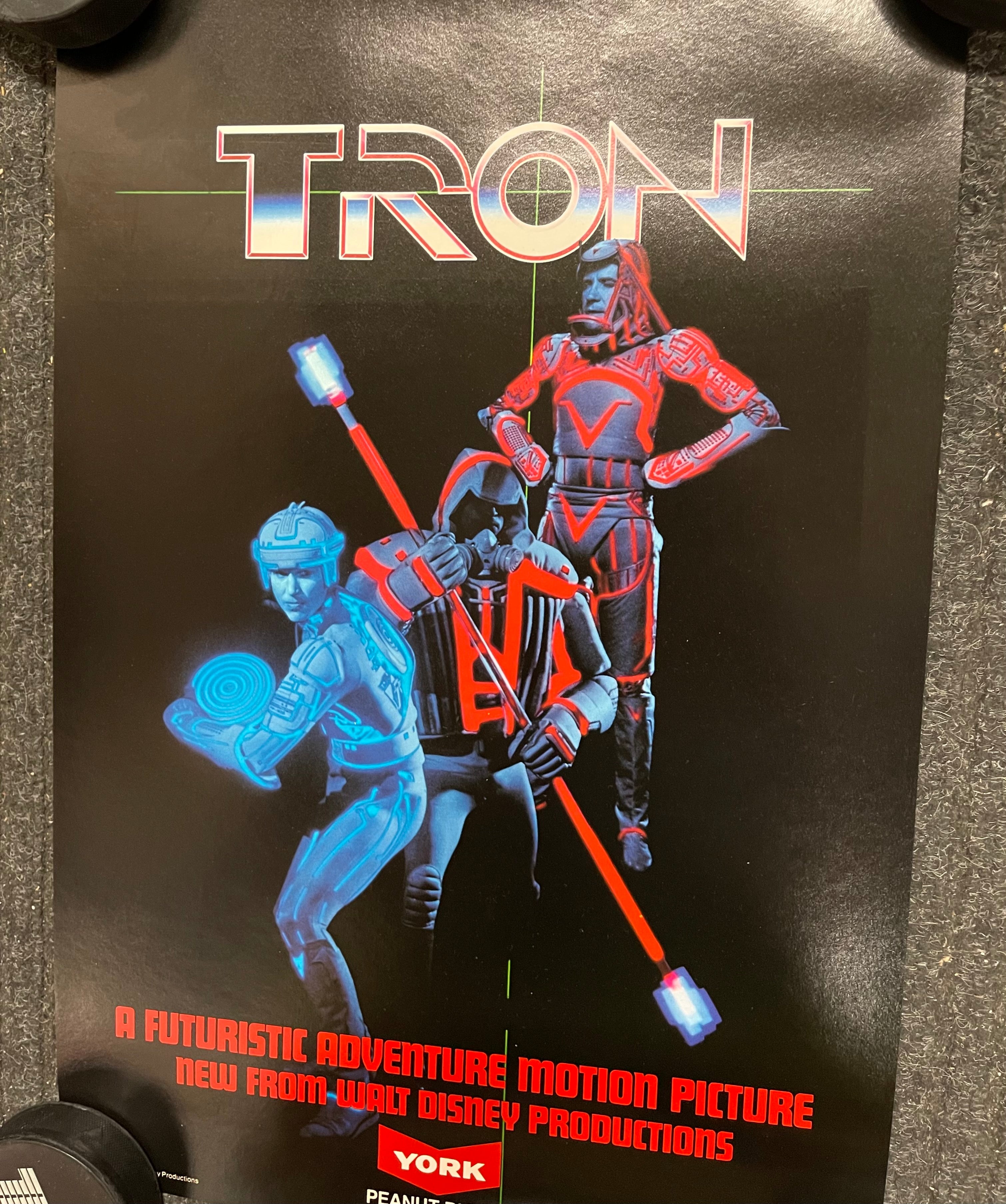 Tron movie original vintage poster 1981