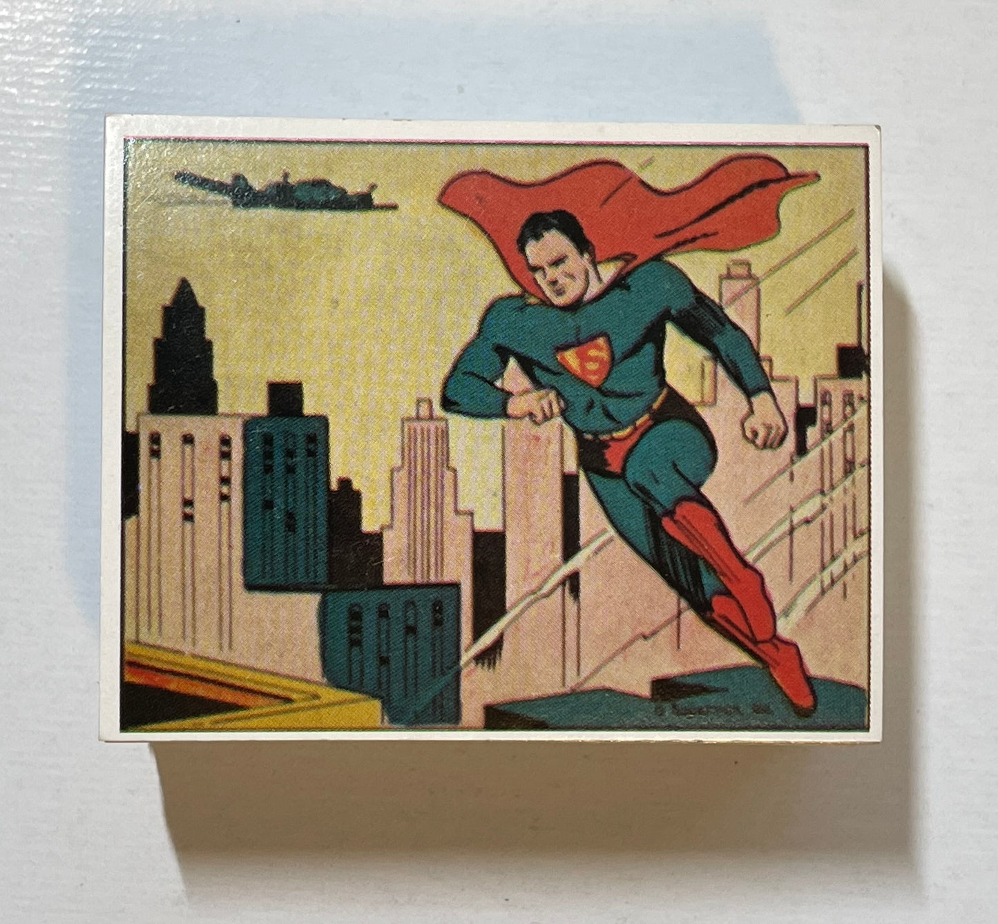 Superman 1940 comics cards rare reprint set 1984