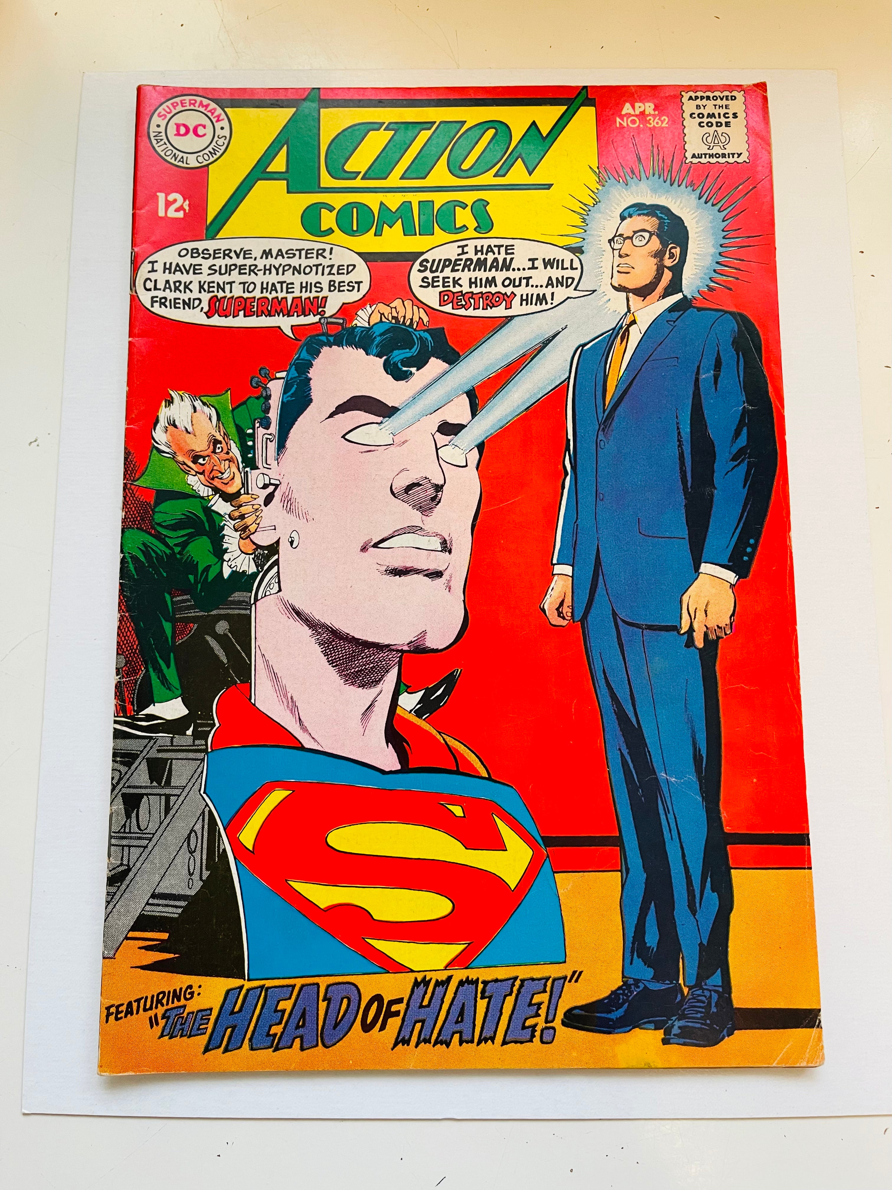 Action comics Superman #362 comic book 1969