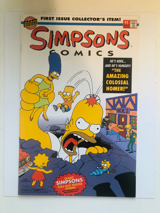 The Simpsons #1 high grade comic book