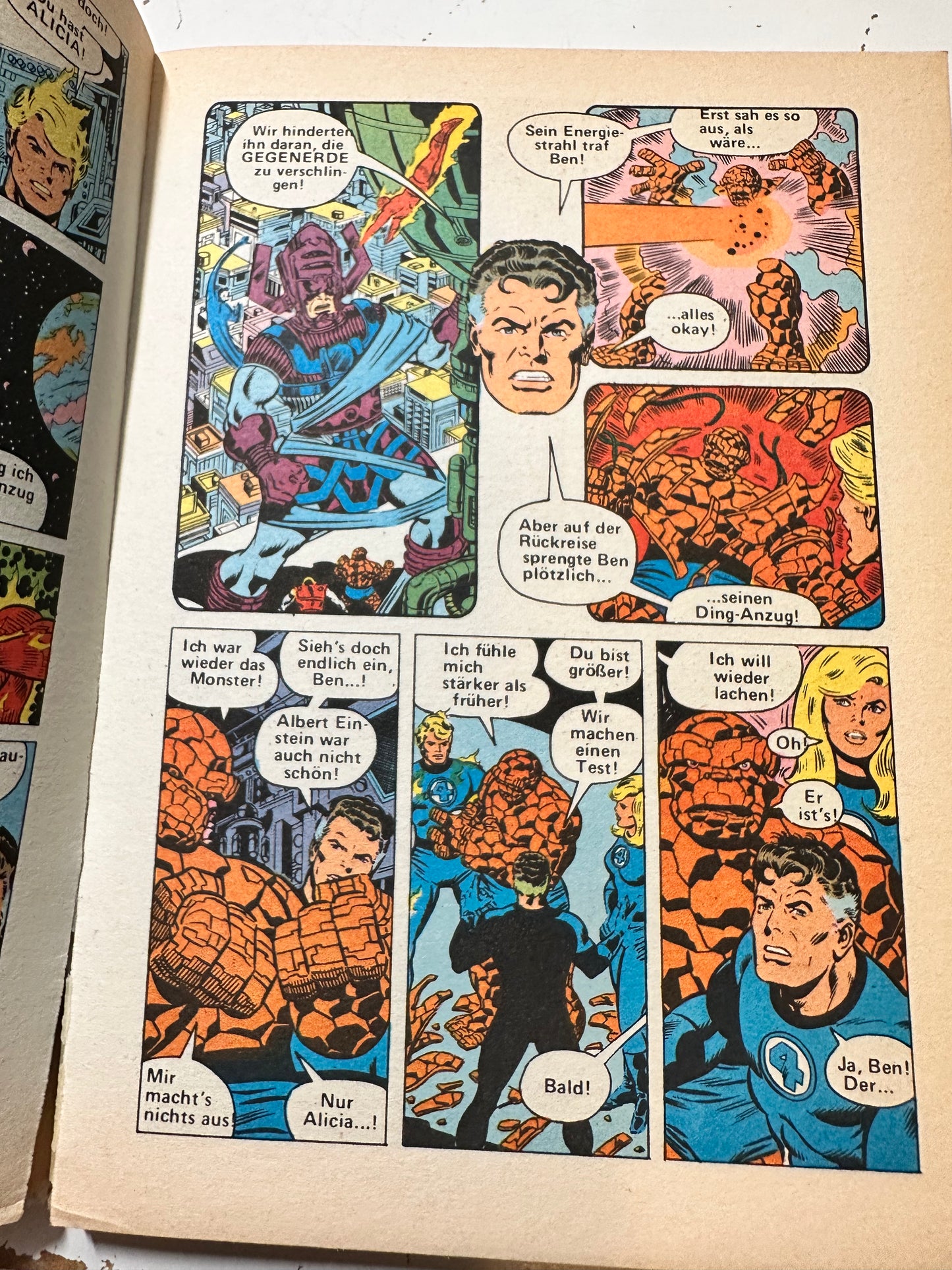 Fantastic Four rare vintage Marvel German comic book 1981