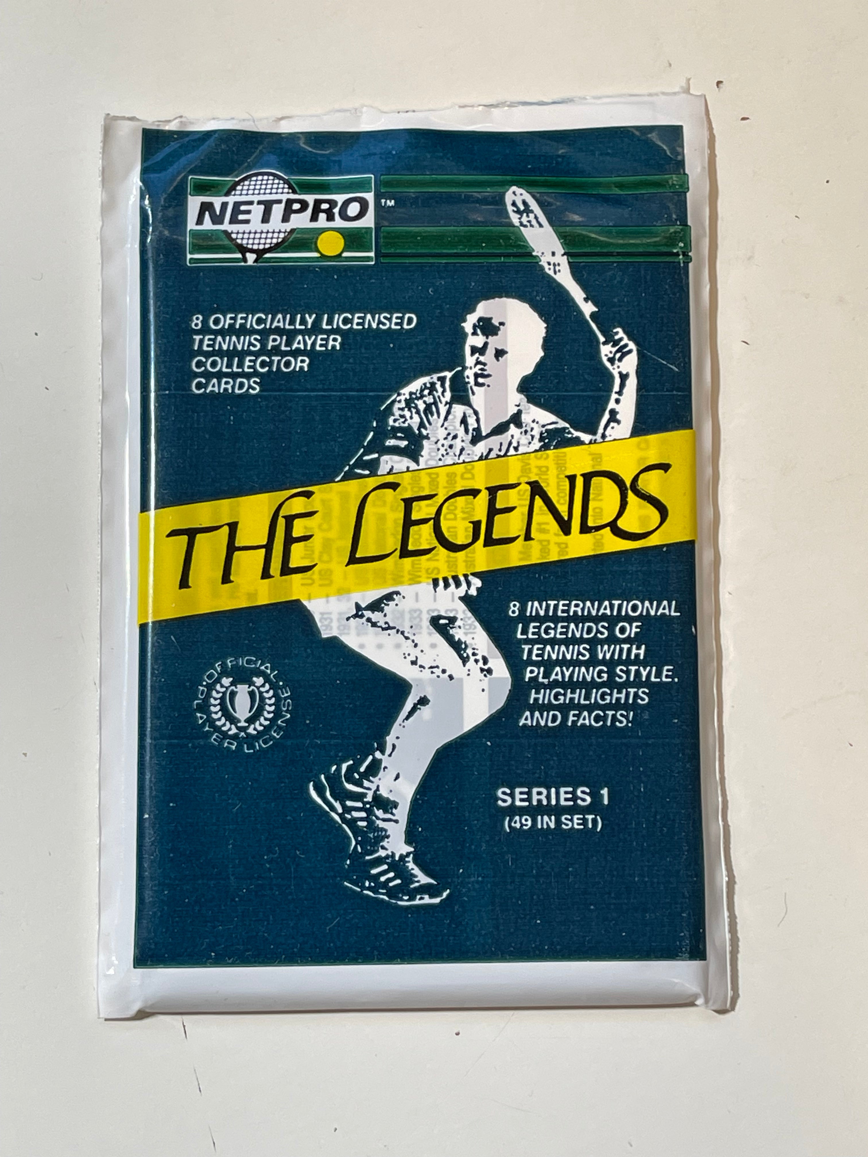 Netpro Tennis cards vintage pack 1991