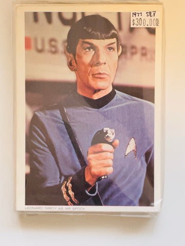 Star Trek original series rare postcards set 1977