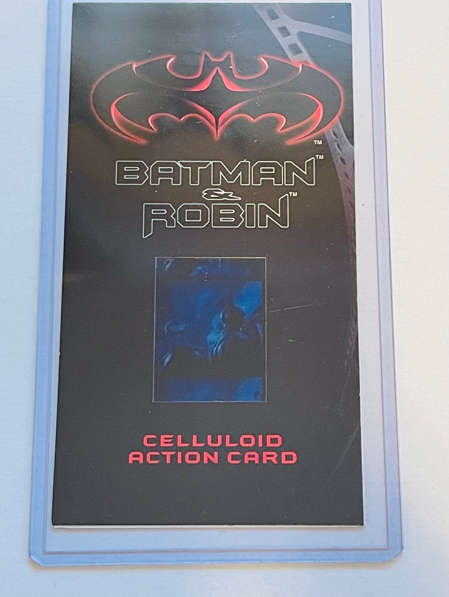 Batman and Robin movie rare Skybox celluloid insert card 1997