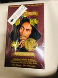 Bob Marley rare hobby cards factory sealed box with rare coin