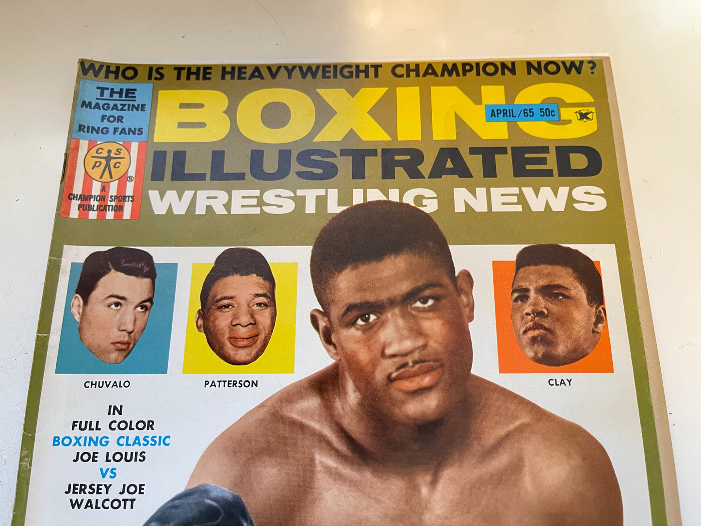 Muhammad Ali Boxing magazine 1965