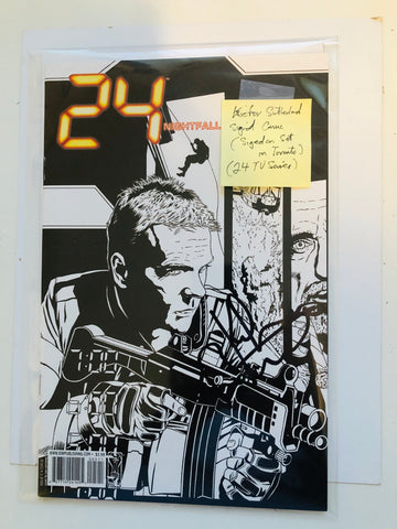 Kiefer Sutherland rare signed 24 comic book with COA