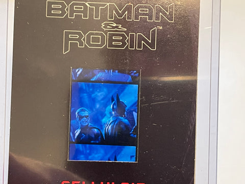 Batman and Robin movie rare Skybox celluloid insert card 1997